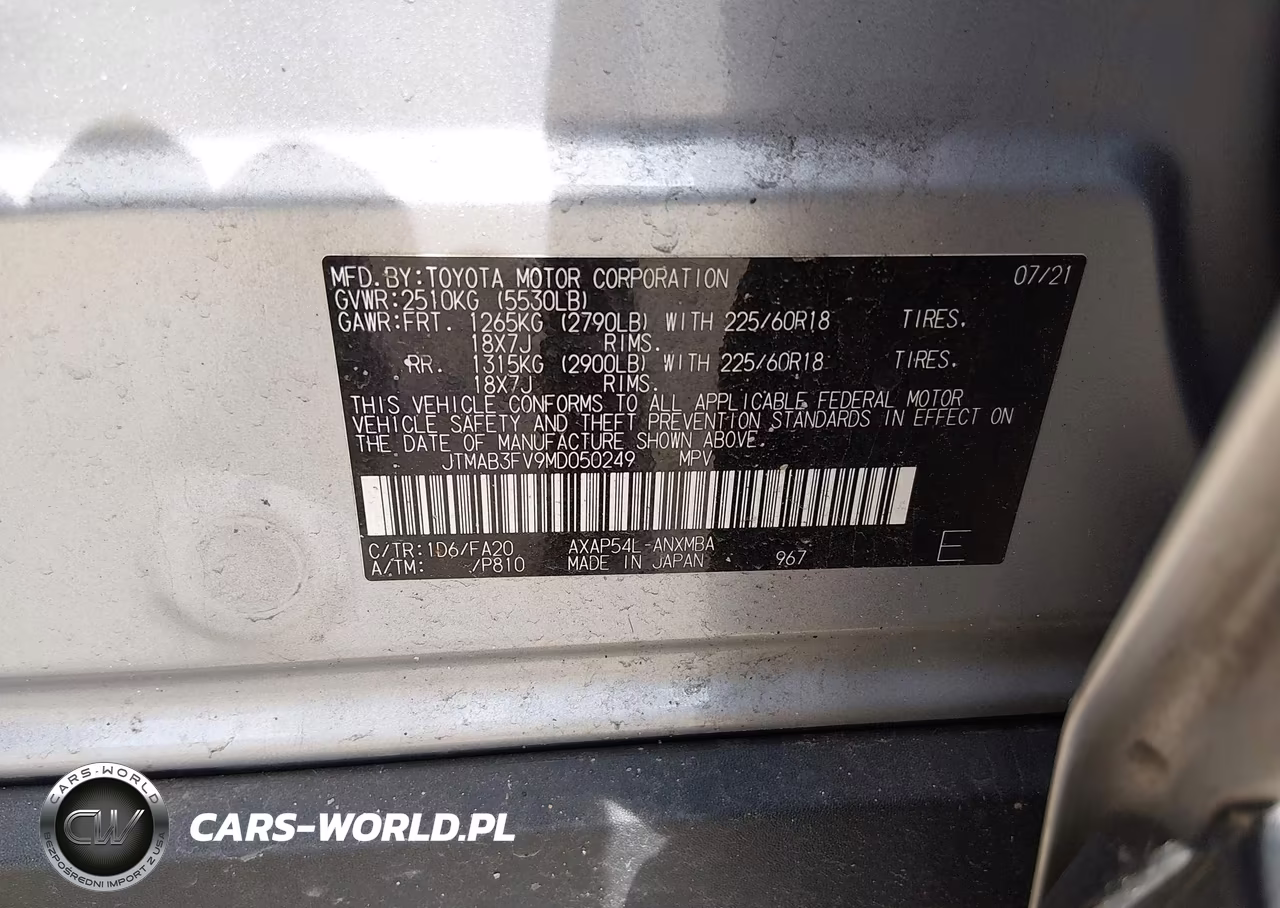 2021 Toyota Rav4 Prime Se VIN:JTMAB3FV9MD050249 - 9