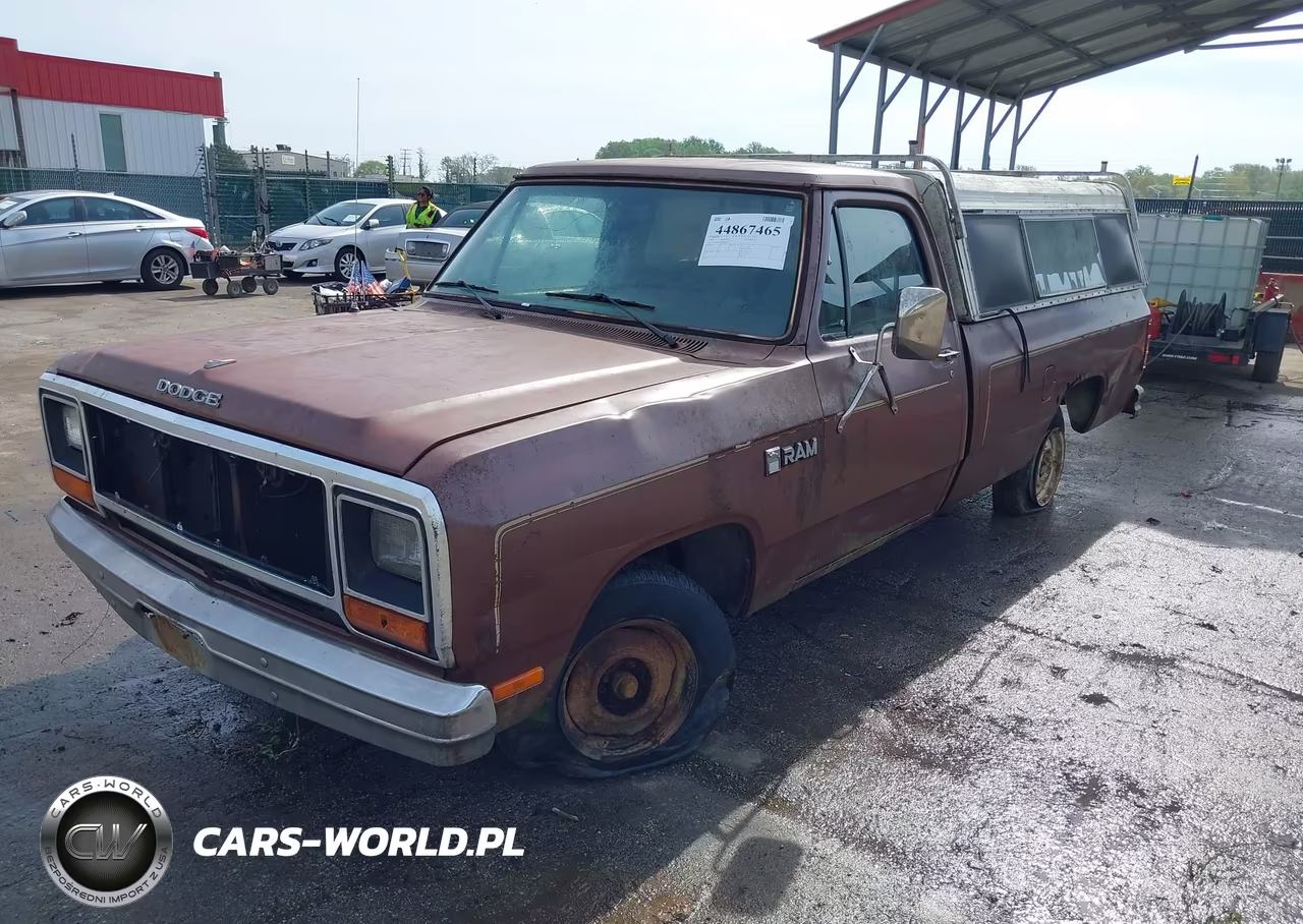 1984 Dodge D-Series D150 VIN:1B7FD14H2ES362377 - 2