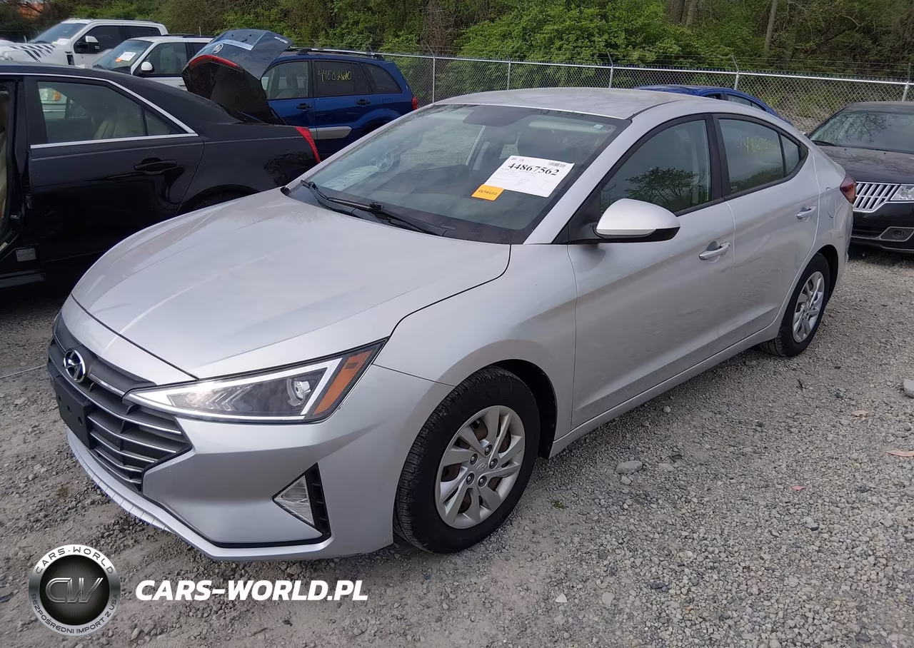 2019 Hyundai Elantra Se VIN:KMHD74LF3KU774318 - 2