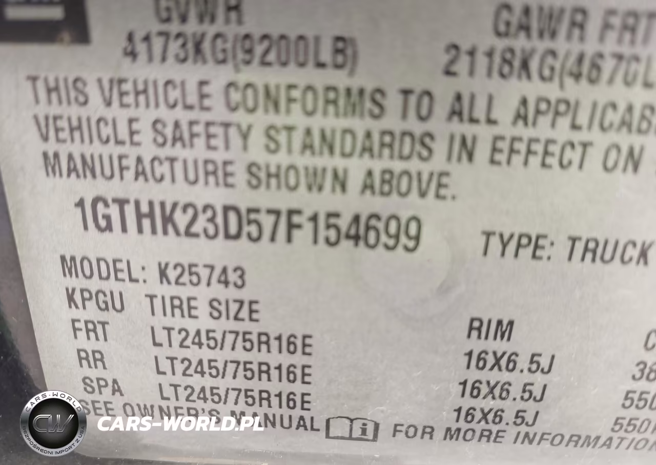 2007 GMC Sierra 2500Hd Classic Slt VIN:1GTHK23D57F154699 - 9
