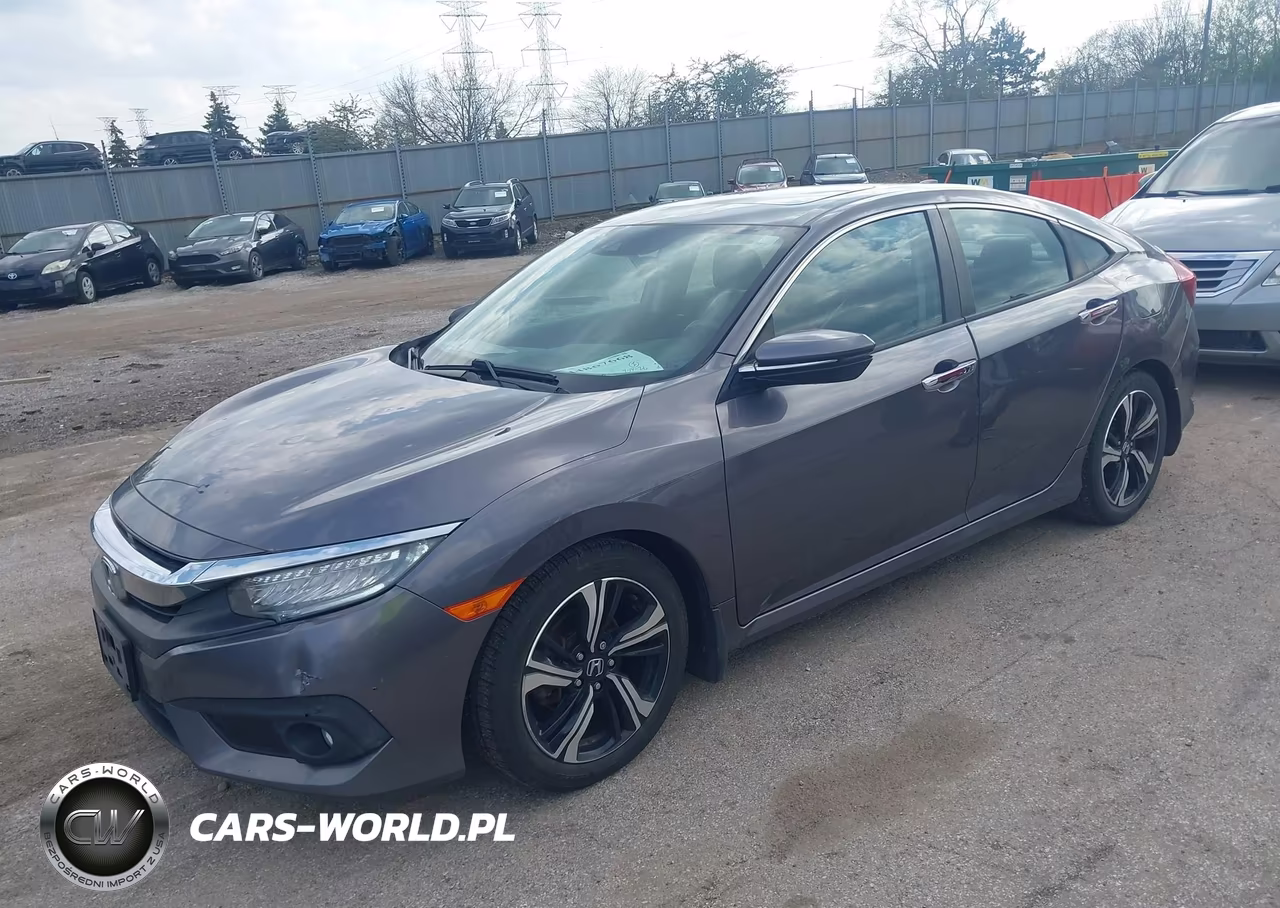 2017 Honda Civic Touring VIN:19XFC1F98HE015247 - 2