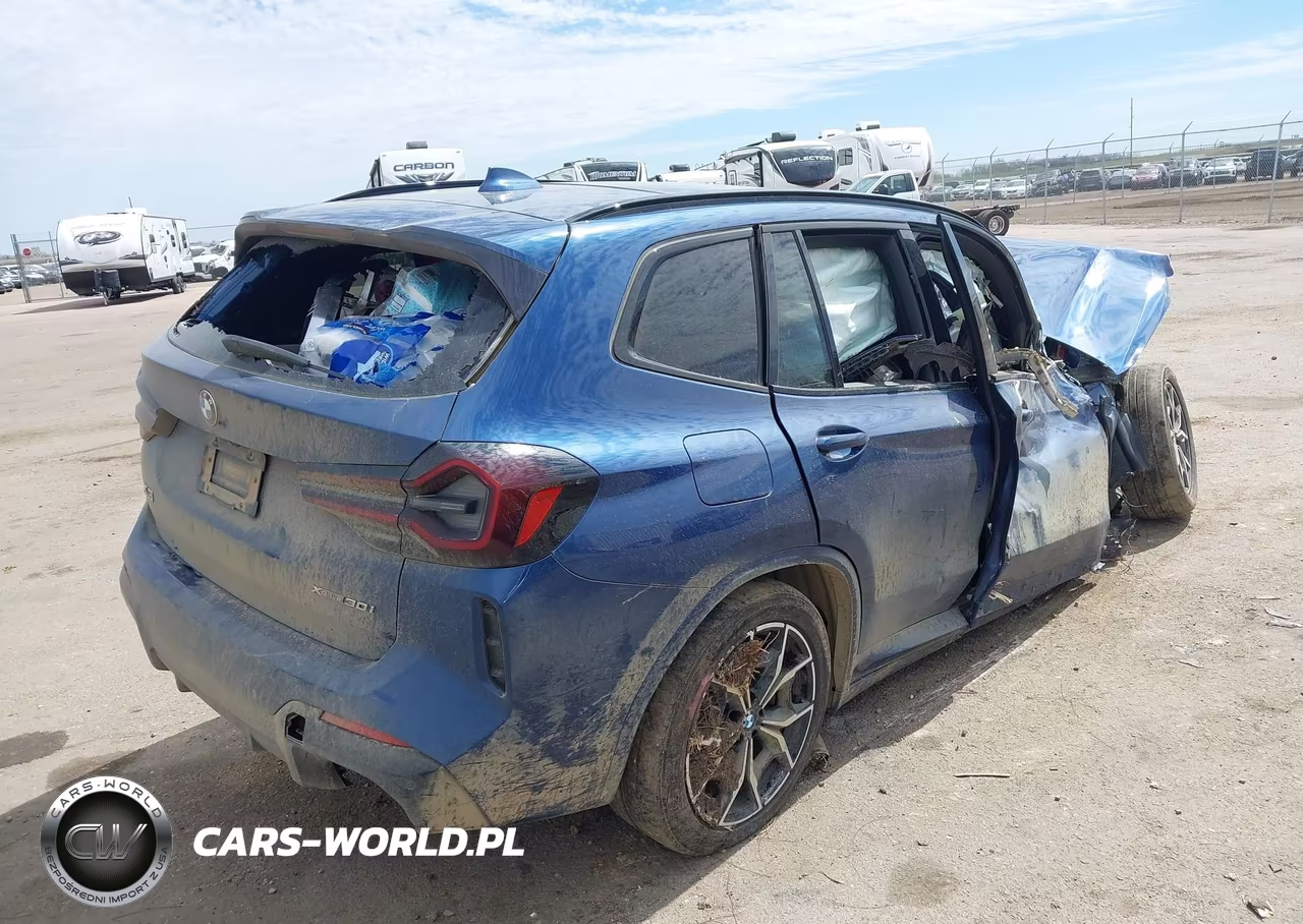 2022 BMW X3 xDrive30I VIN:5UX53DP07N9N28548 - 4