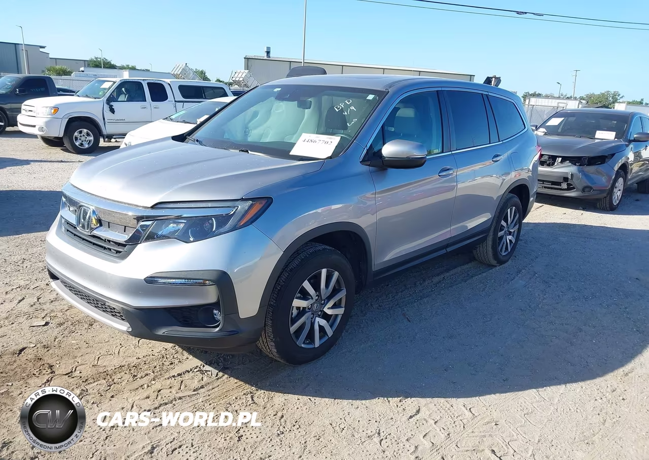 2021 Honda Pilot Awd Ex-L VIN:5FNYF6H53MB090028 - 2