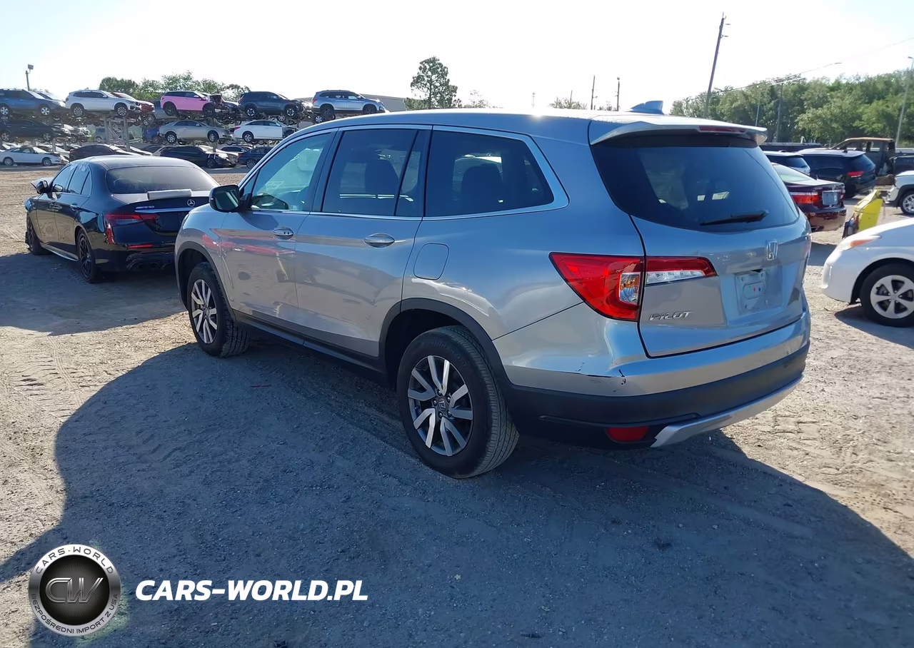 2021 Honda Pilot Awd Ex-L VIN:5FNYF6H53MB090028 - 3