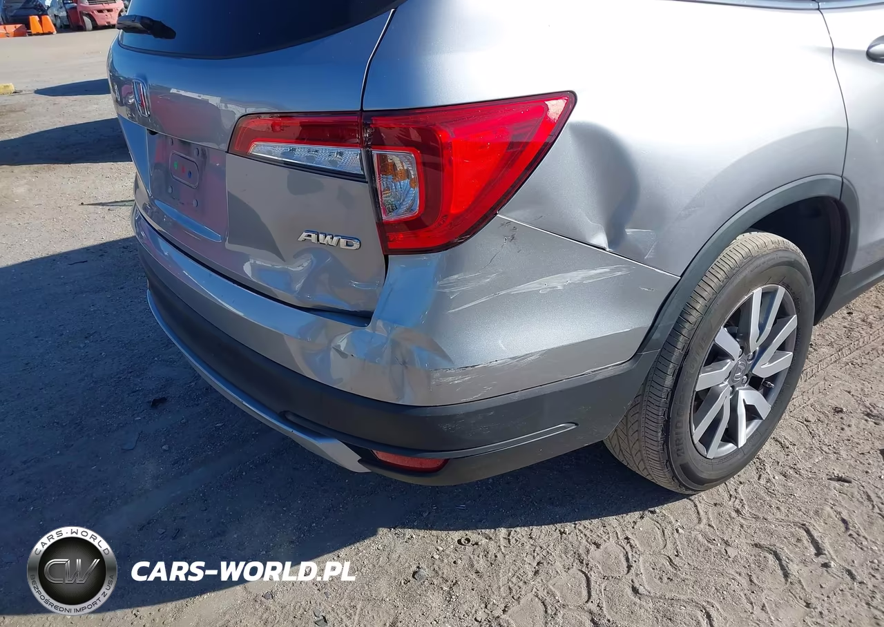 2021 Honda Pilot Awd Ex-L VIN:5FNYF6H53MB090028 - 6