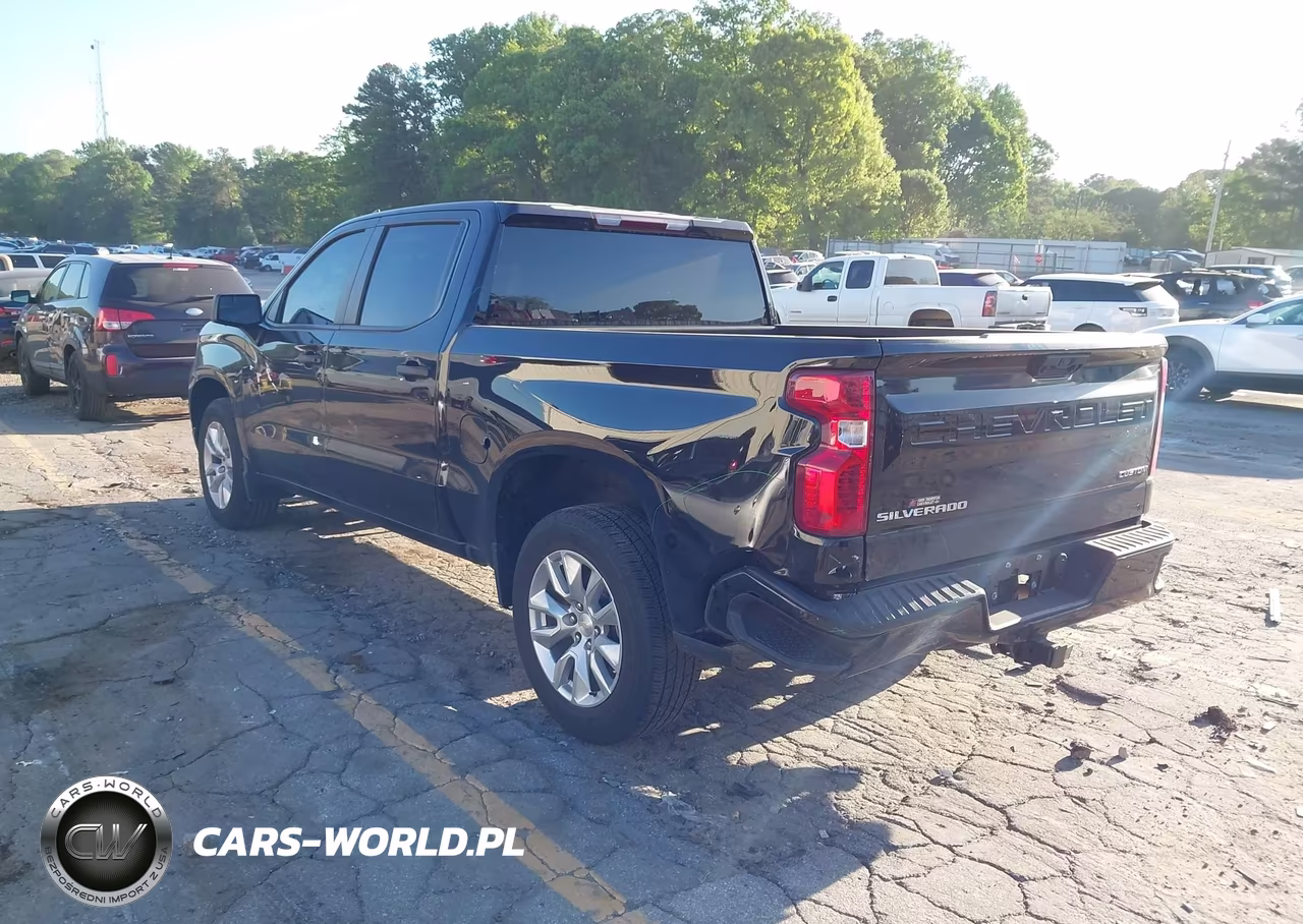 2024 Chevrolet Silverado 1500 2Wd Short Bed Custom VIN:1GCPABEK4RZ259083 - 3
