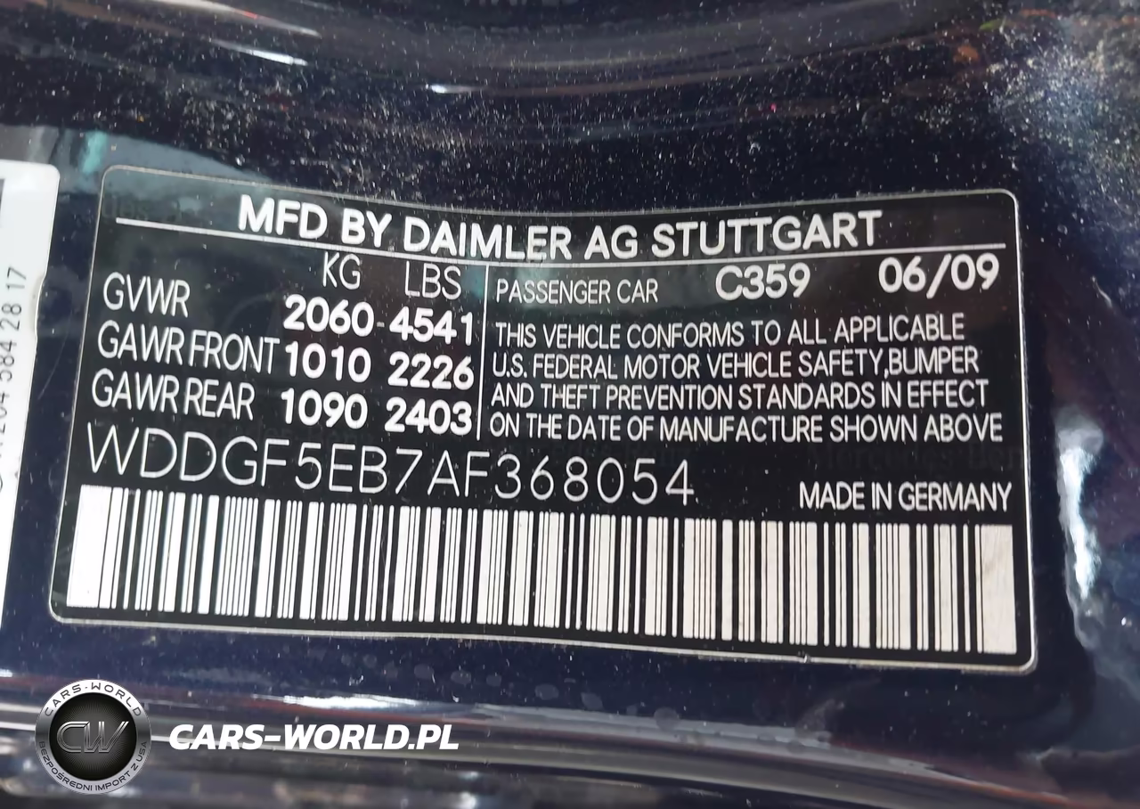 2010 Mercedes-Benz C 300 Luxury-Sport VIN:WDDGF5EB7AF368054 - 9