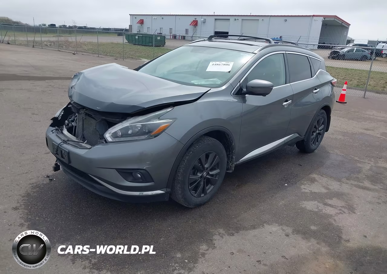 2018 Nissan Murano Sv VIN:5N1AZ2MH0JN131810 - 2