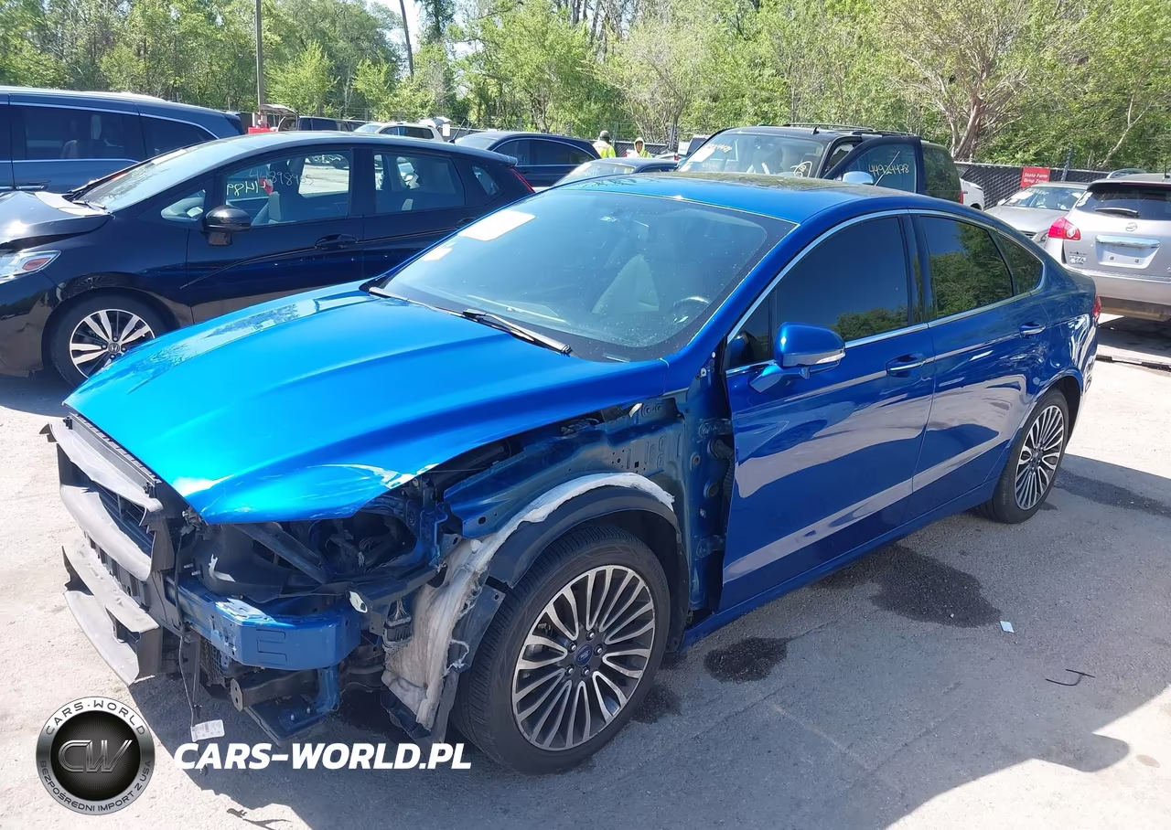 2018 Ford Fusion Titanium VIN:3FA6P0D97JR154873 - 2