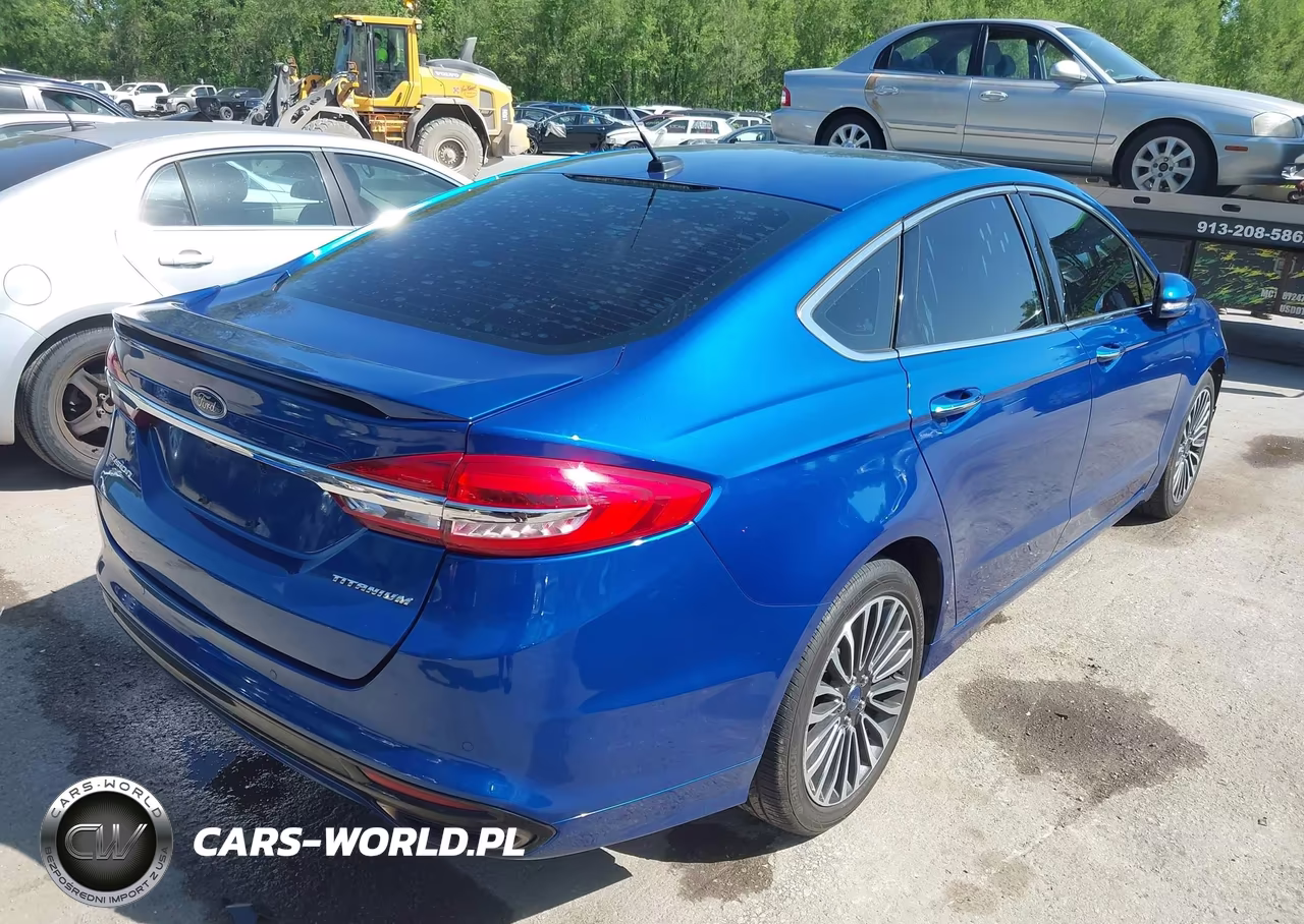 2018 Ford Fusion Titanium VIN:3FA6P0D97JR154873 - 4