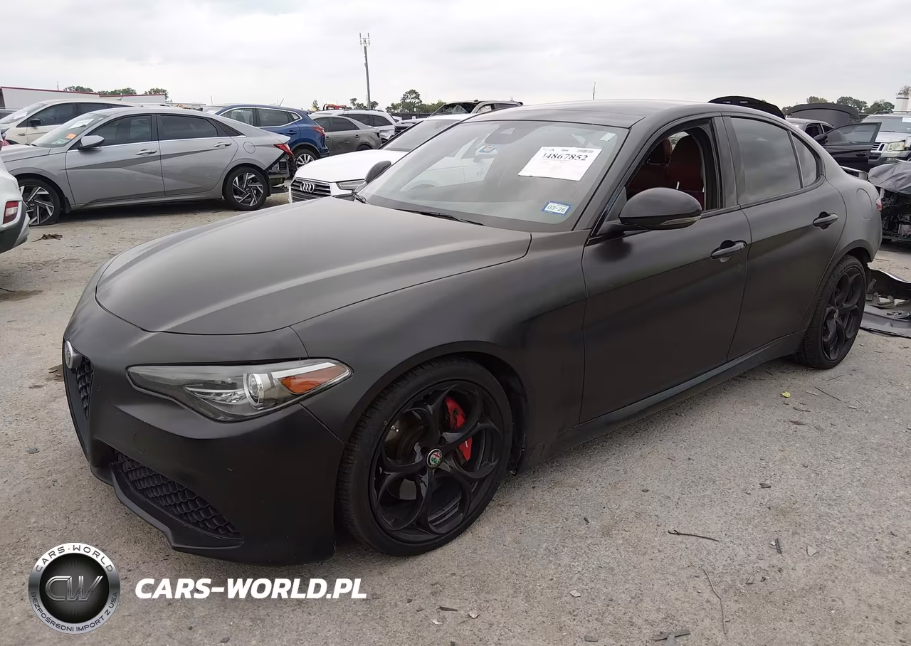 2018 Alfa Romeo Giulia Ti Sport Rwd VIN:ZARFAECN9J7594727 - 2