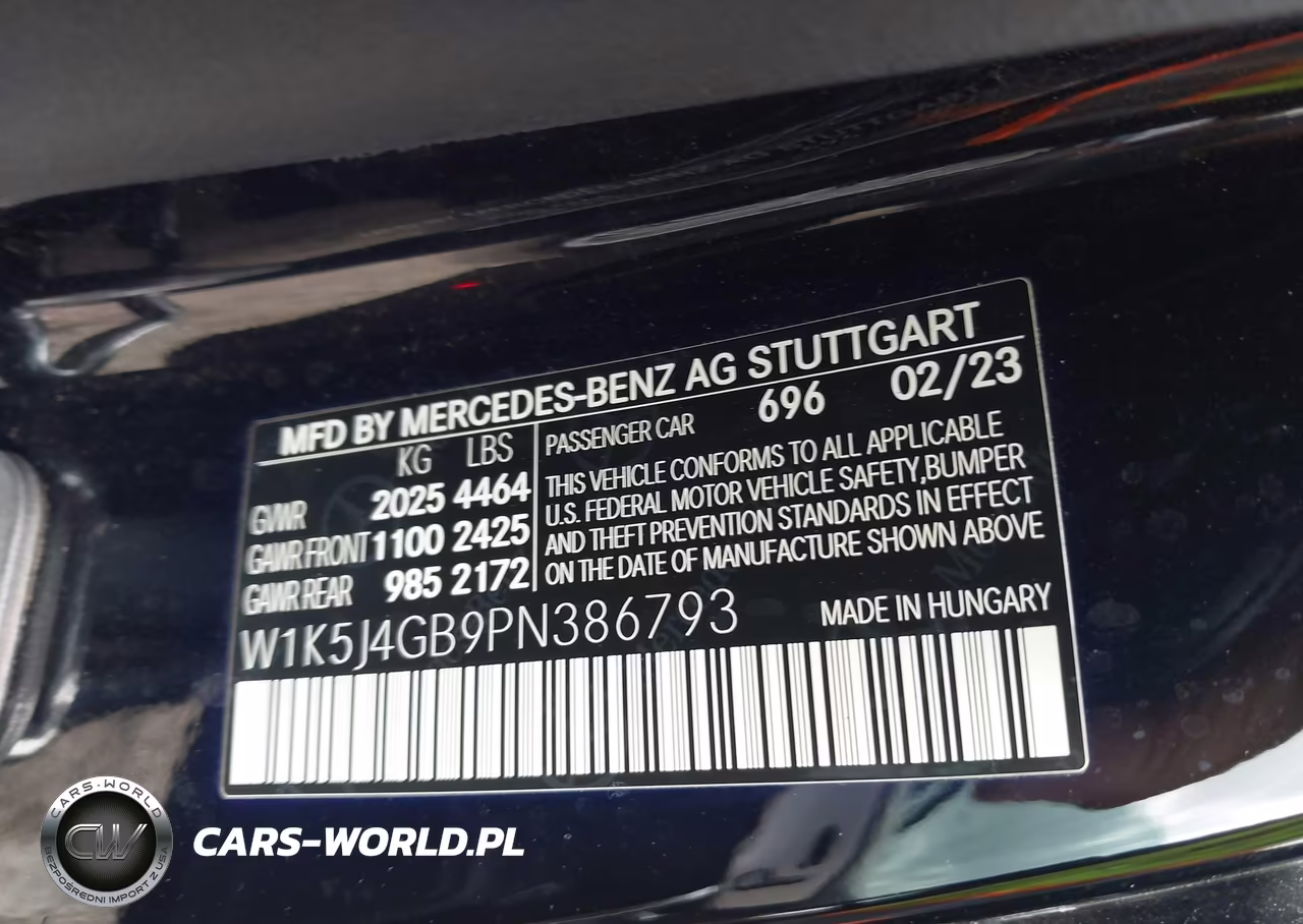 2023 Mercedes-Benz Cla 250 Coupe VIN:W1K5J4GB9PN386793 - 9