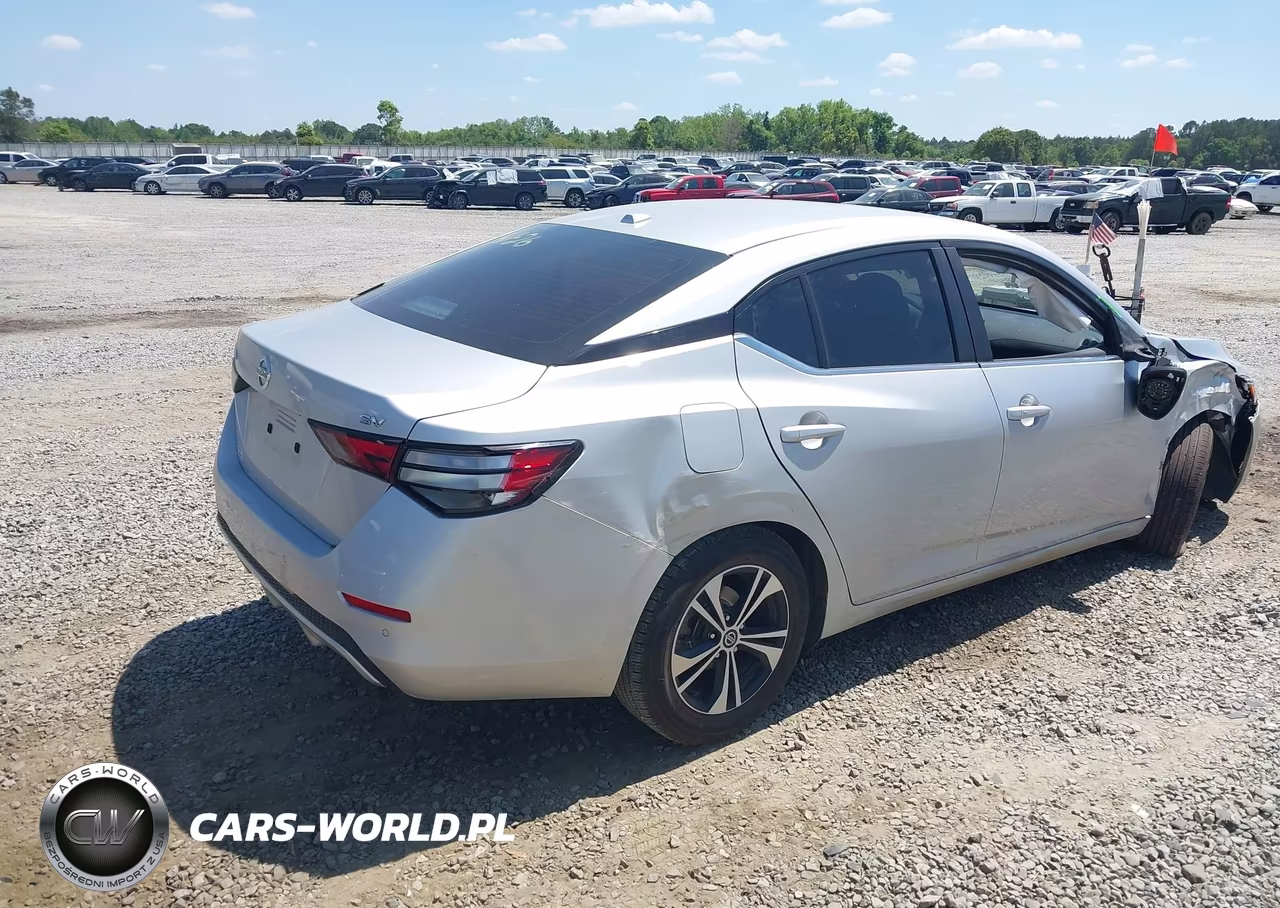 2021 Nissan Sentra Sv Xtronic Cvt VIN:3N1AB8CV6MY235618 - 4
