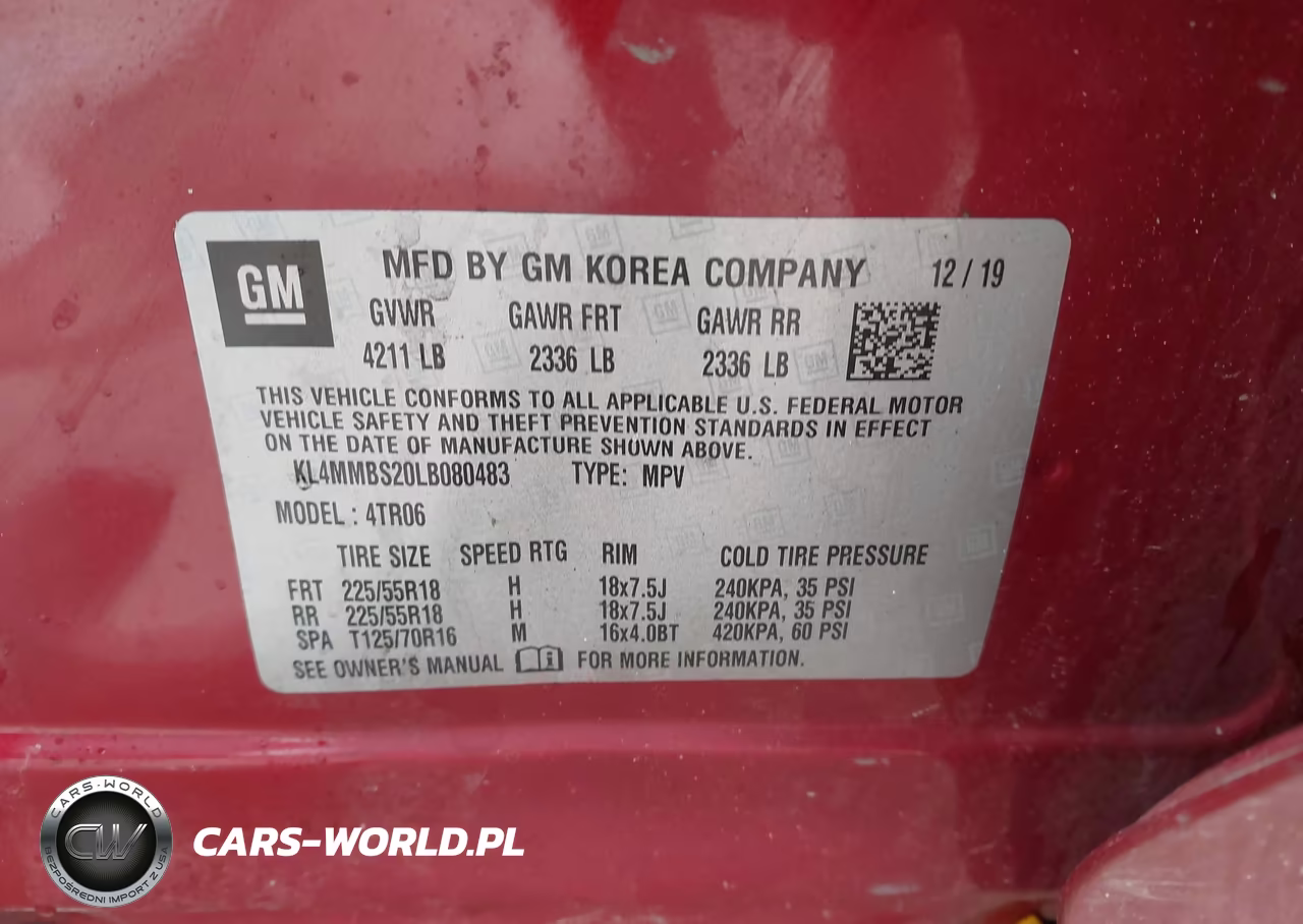 2020 Buick Encore Gx Fwd Preferred VIN:KL4MMBS20LB080483 - 9