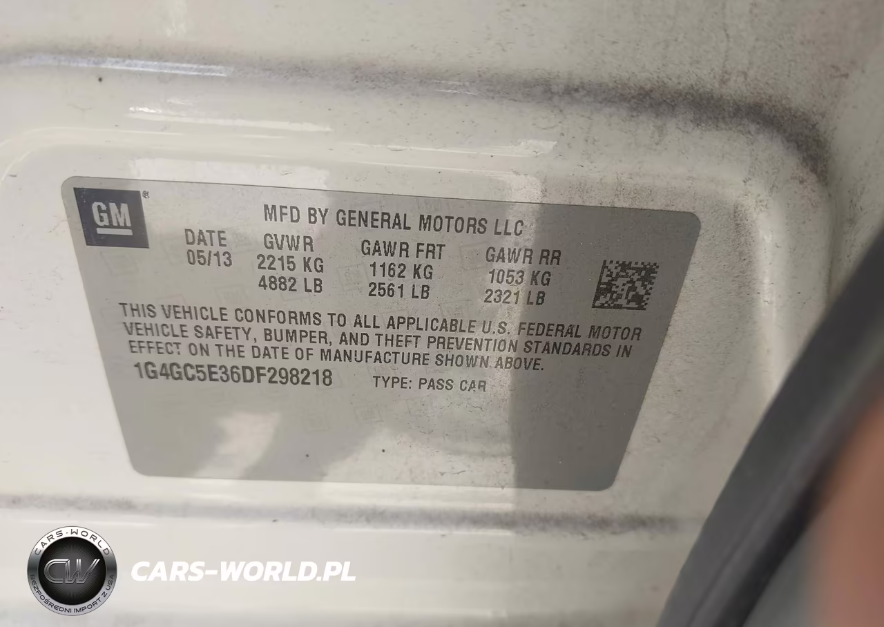 2013 Buick Lacrosse Leather Group VIN:1G4GC5E36DF298218 - 9