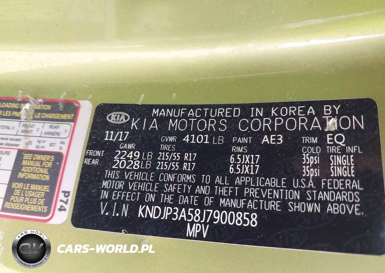 2018 Kia Soul + VIN:KNDJP3A58J7900858 - 9