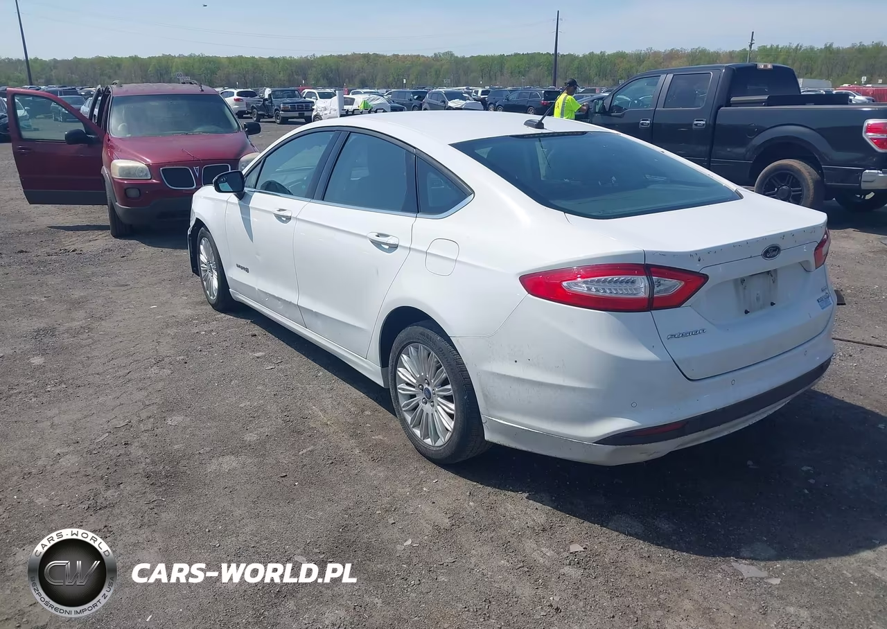 2014 Ford Fusion Hybrid Se VIN:3FA6P0LU9ER236194 - 3