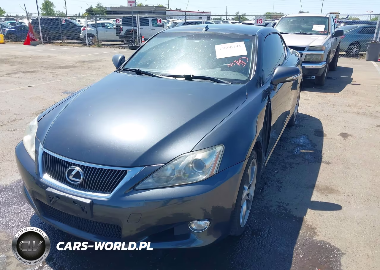 2010 Lexus Is 350C VIN:JTHFE2C21A2501696 - 2