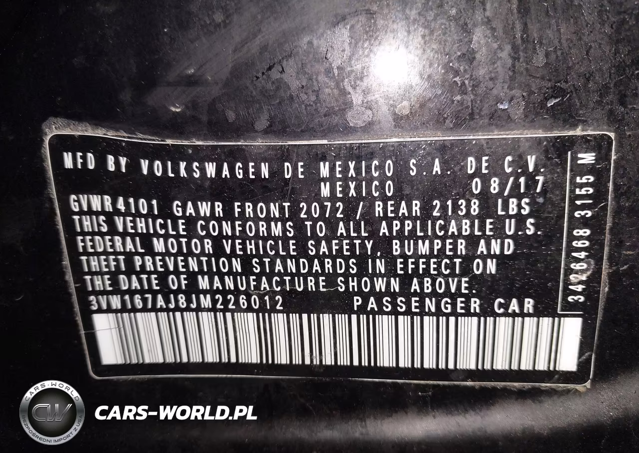 2018 Volkswagen Jetta 1.4T S VIN:3VW167AJ8JM226012 - 9