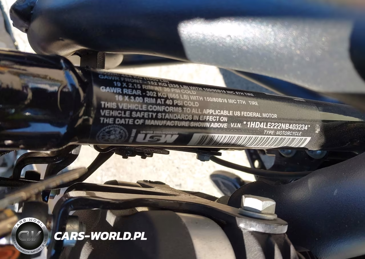 2022 Harley-Davidson Xl883 N VIN:1HD4LE222NB403234 - 10