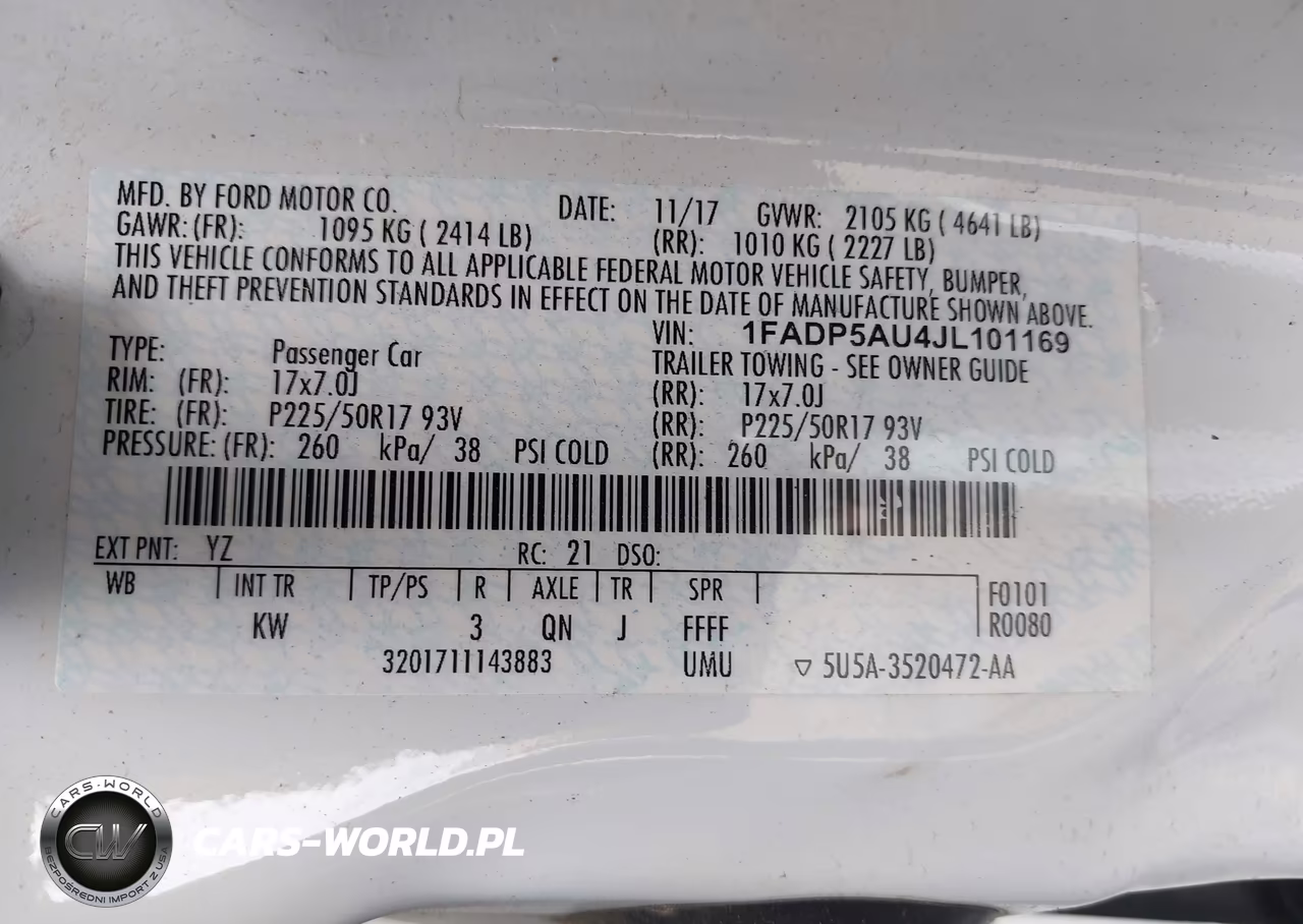 2018 Ford C-Max Hybrid Se VIN:1FADP5AU4JL101169 - 9
