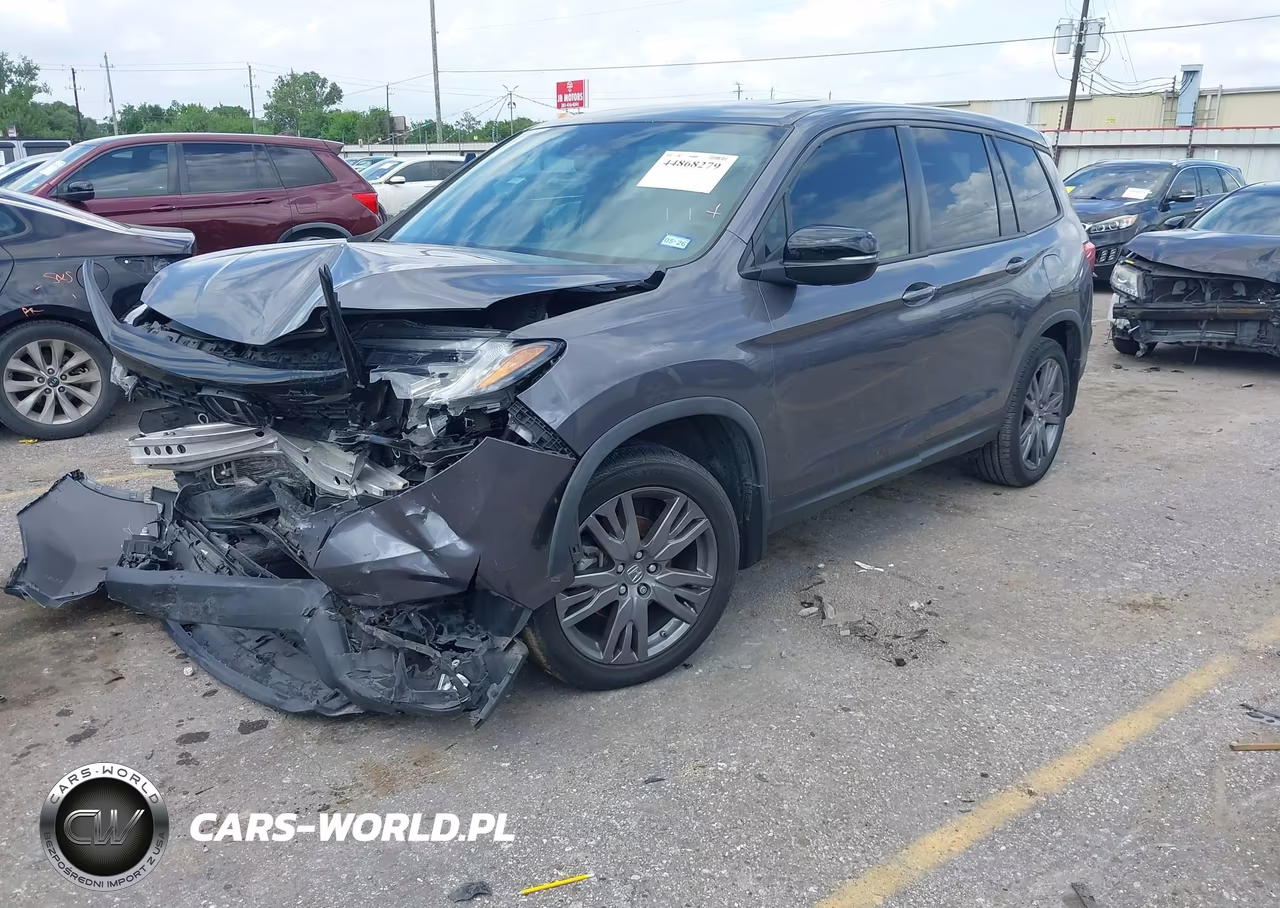 2020 Honda Passport 2Wd Ex-L VIN:5FNYF7H56LB002528 - 2