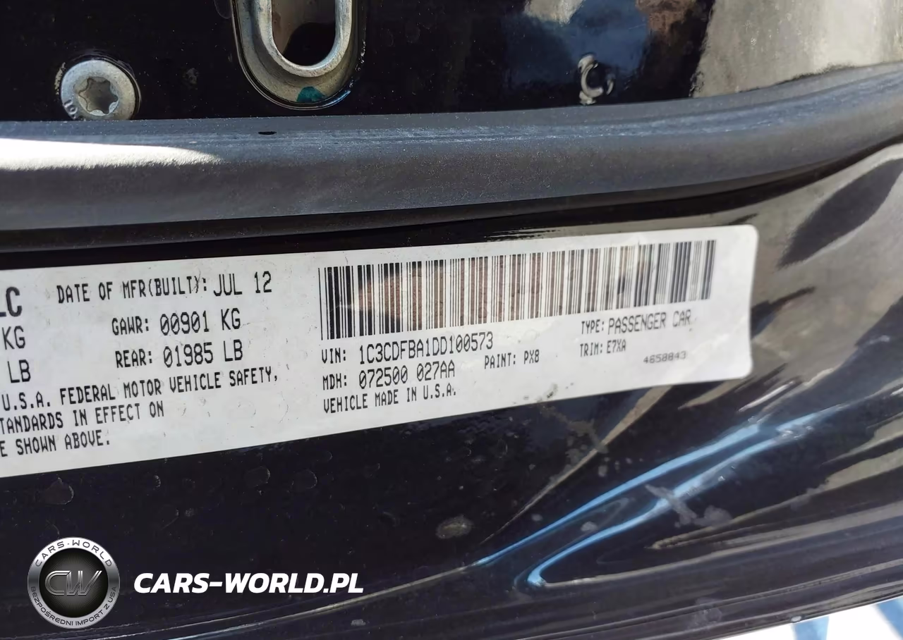 2013 Dodge Dart Sxt VIN:1C3CDFBA1DD100573 - 9