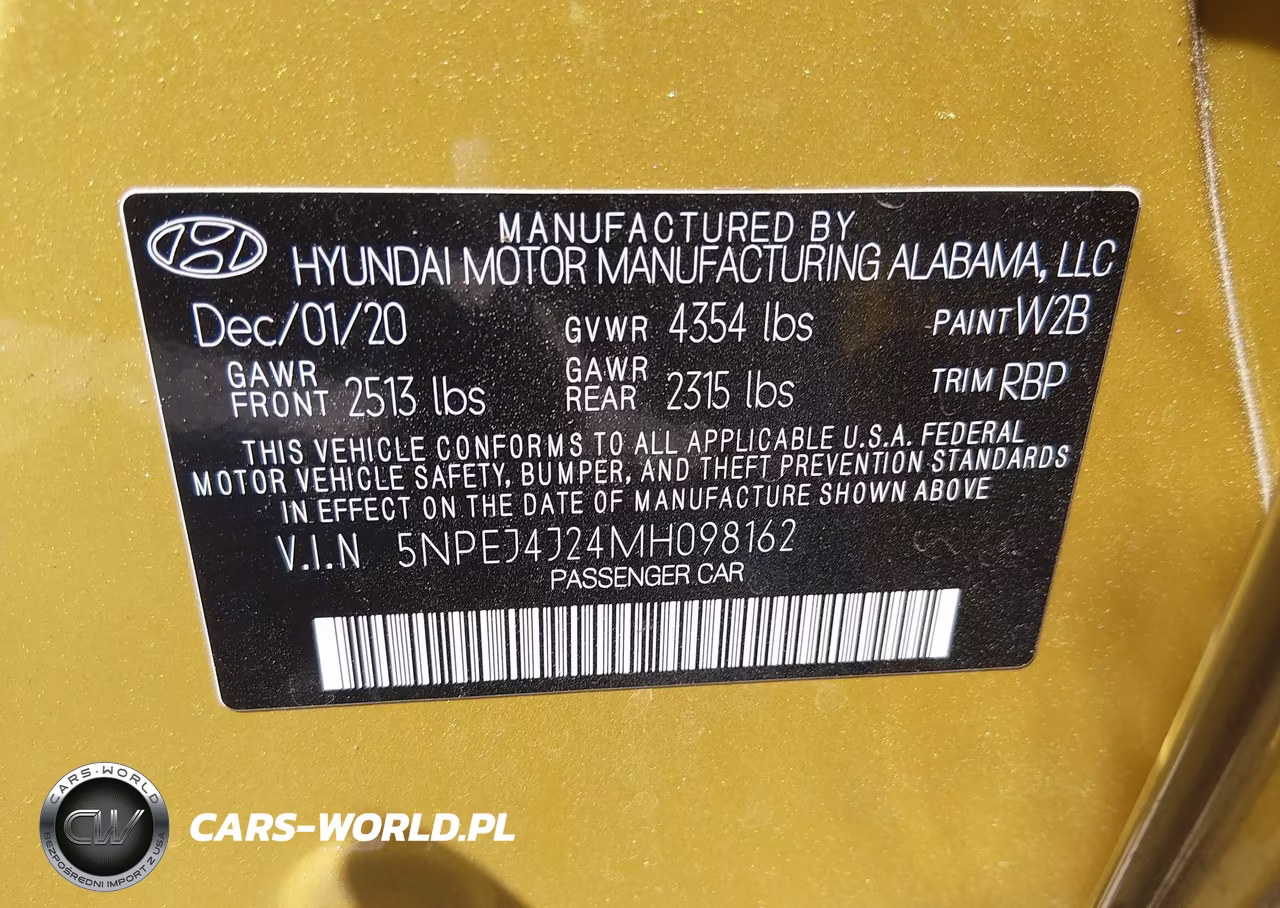 2021 Hyundai Sonata Sel Plus VIN:5NPEJ4J24MH098162 - 9