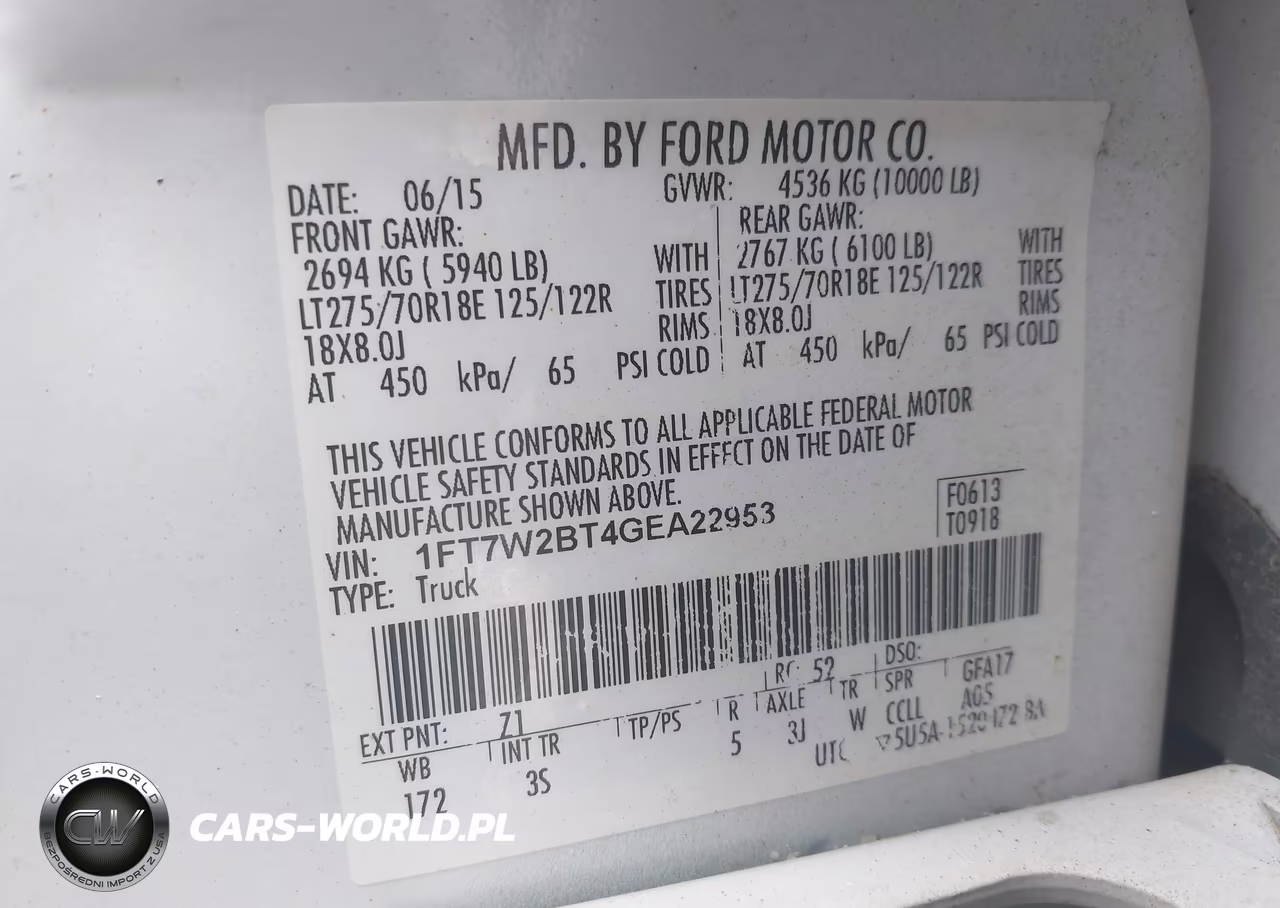 2016 Ford F-250 Xlt VIN:1FT7W2BT4GEA22953 - 9