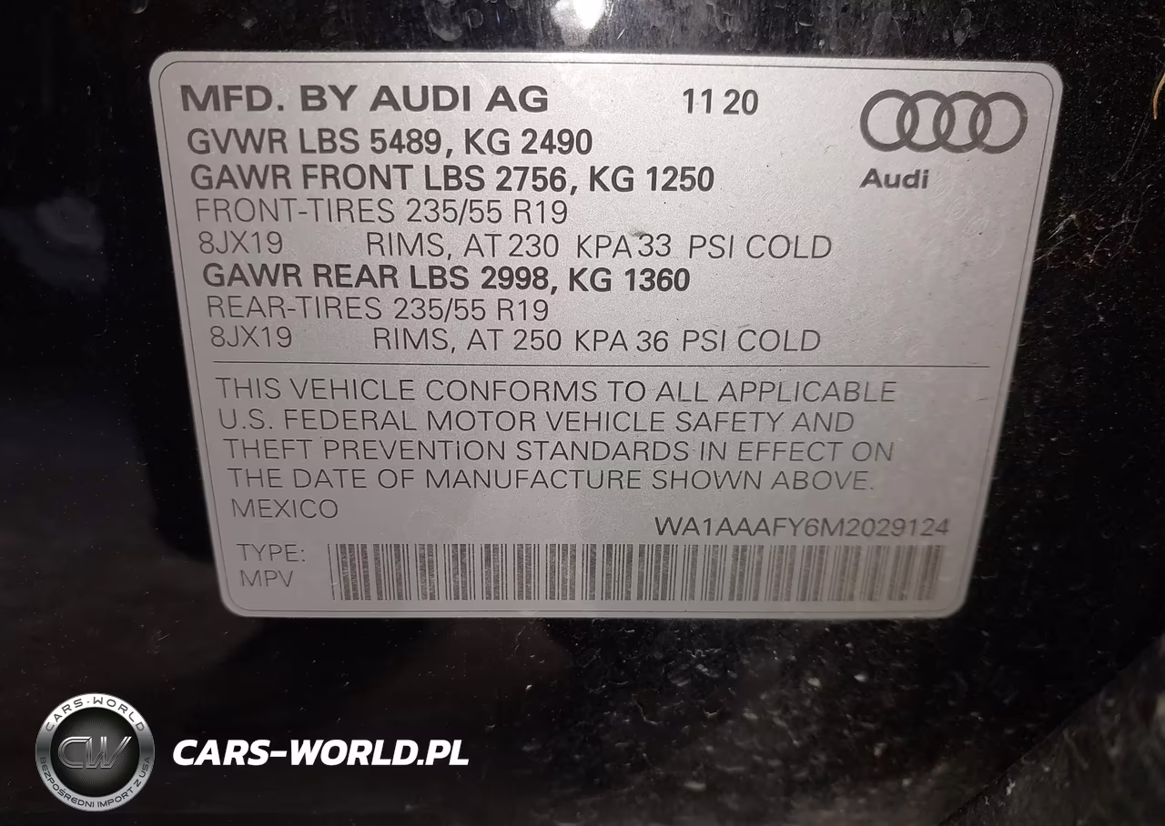 2021 Audi Q5 Premium 45 Tfsi Quattro S Tronic VIN:WA1AAAFY6M2029124 - 9