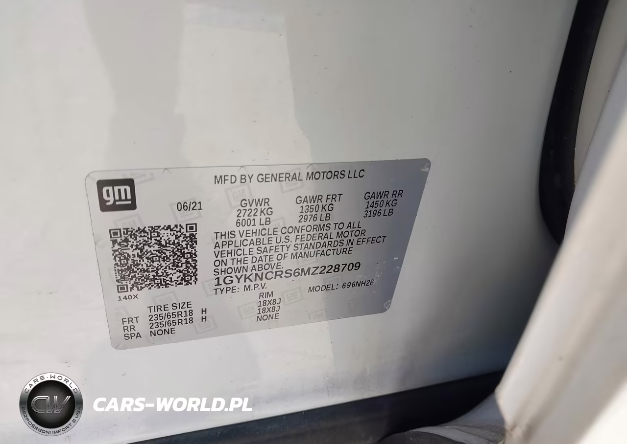 2021 Cadillac Xt5 Fwd Premium Luxury VIN:1GYKNCRS6MZ228709 - 9