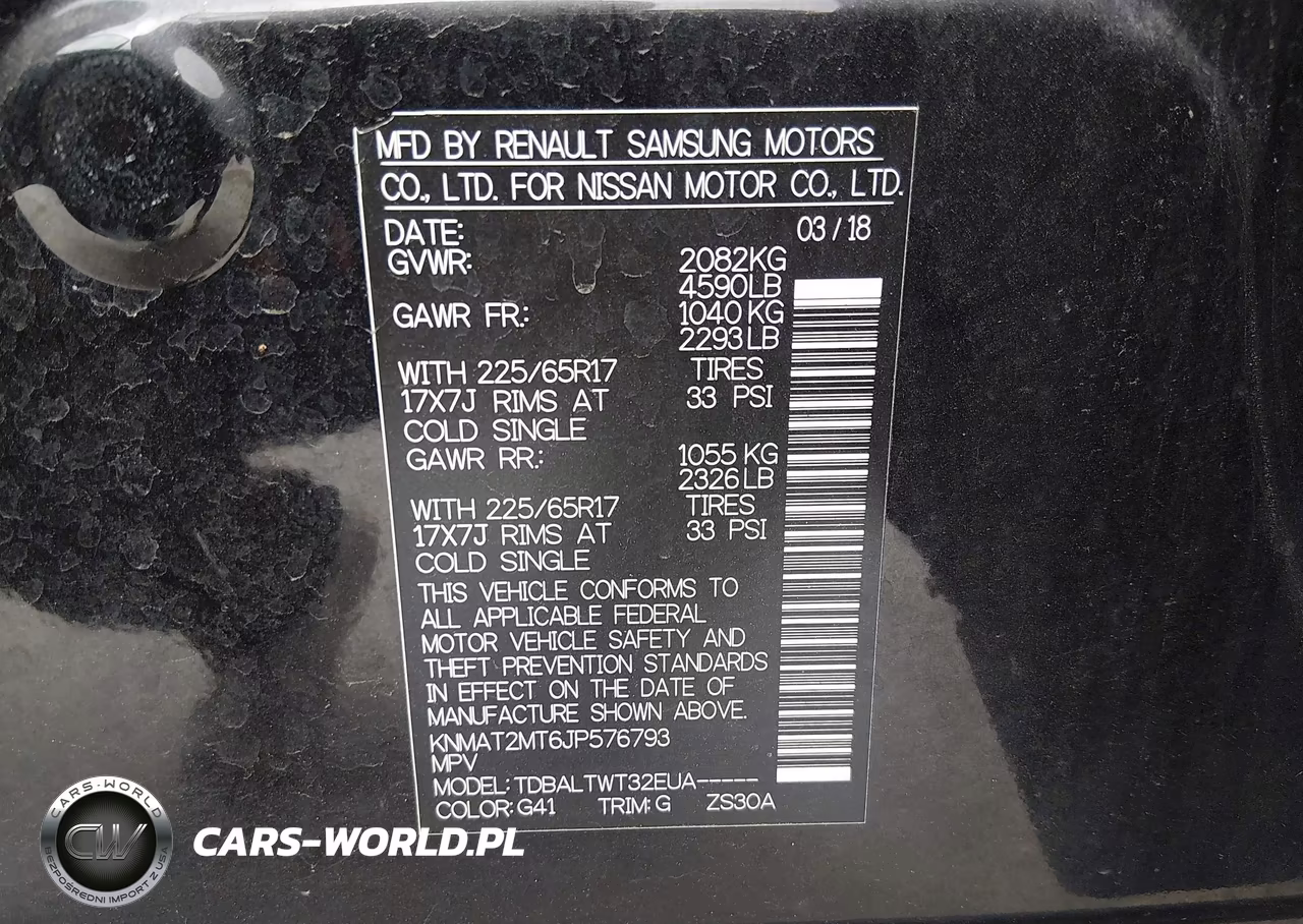 2018 Nissan Rogue Sv VIN:KNMAT2MT6JP576793 - 9