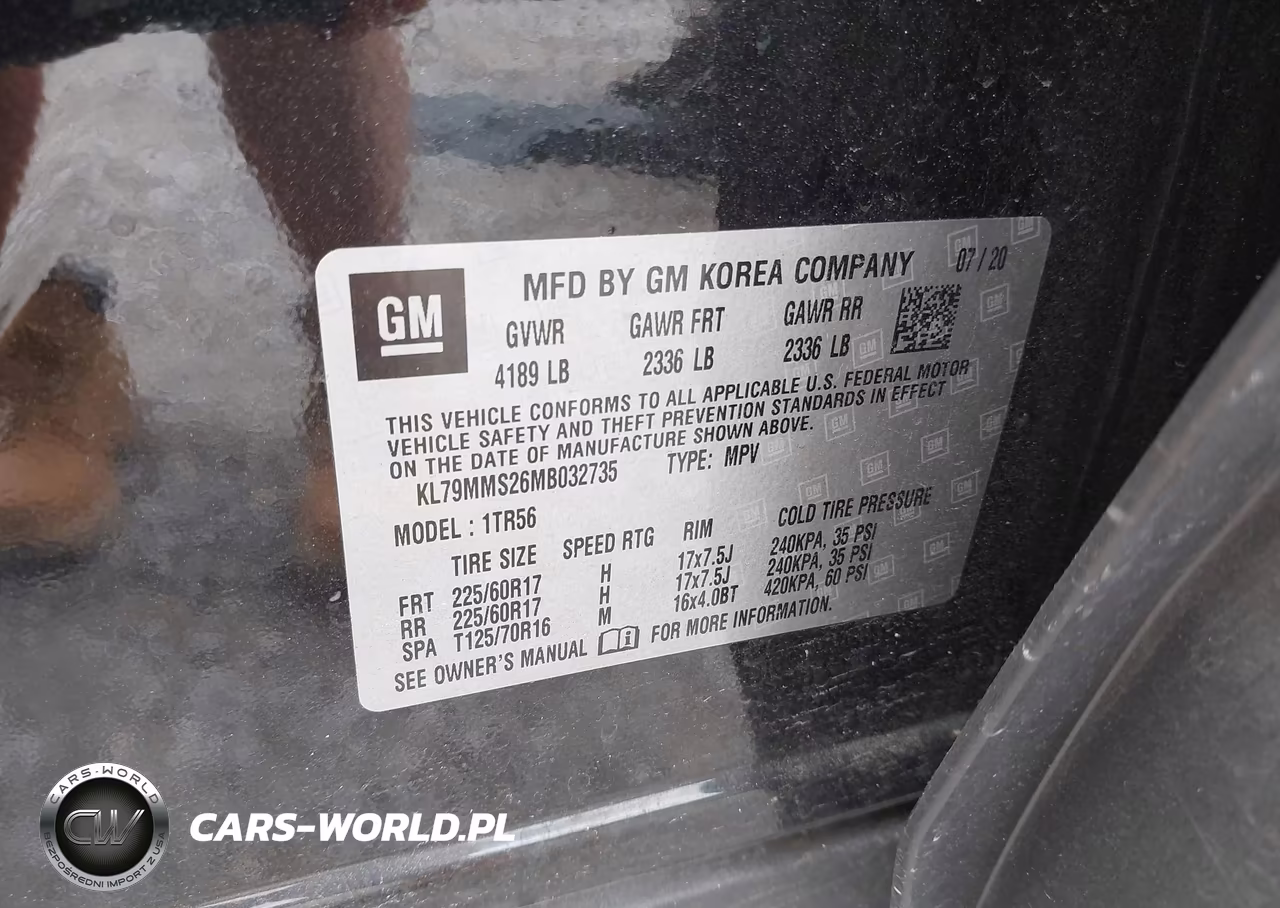 2021 Chevrolet Trailblazer Fwd Ls VIN:KL79MMS26MB032735 - 9