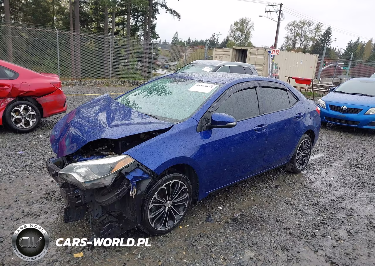 2015 Toyota Corolla S Plus VIN:5YFBURHE1FP240576 - 2