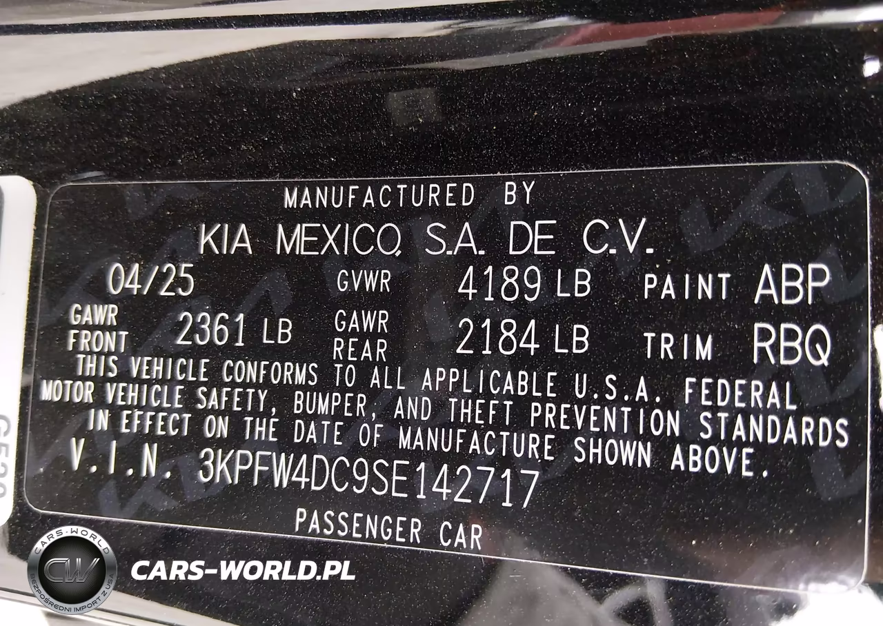 2025 Kia K4 Gt-Line Turbo VIN:3KPFW4DC9SE142717 - 9