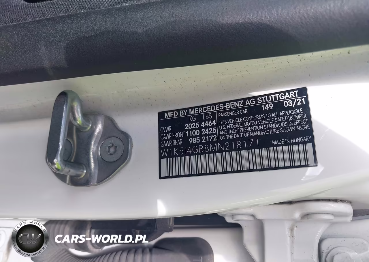 2021 Mercedes-Benz Cla 250 VIN:W1K5J4GB8MN218171 - 9