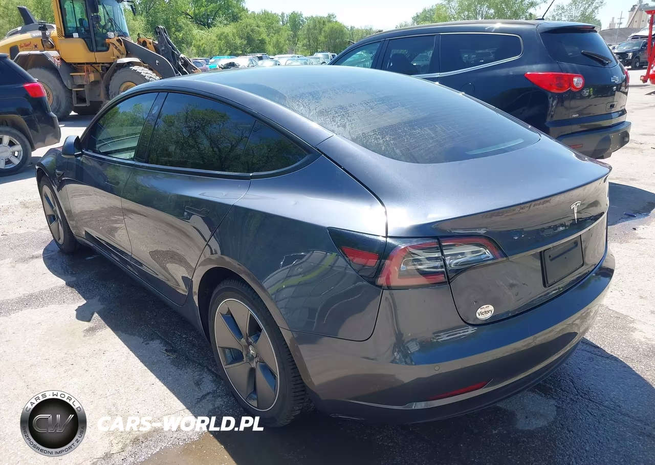 2021 Tesla Model 3 Standard Range Plus Rear-Wheel Drive VIN:5YJ3E1EA0MF094751 - 3