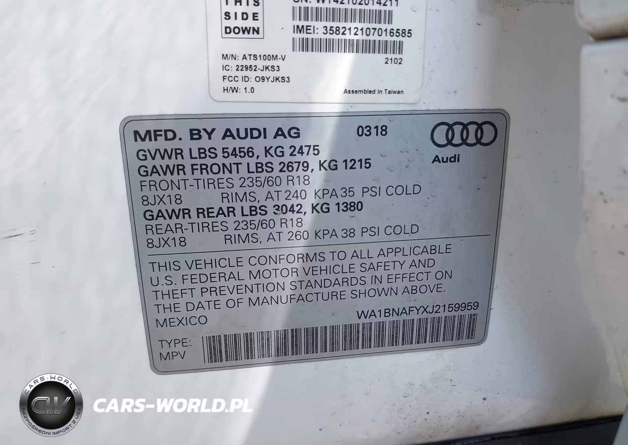 2018 Audi Q5 2.0T Premium-2.0T Tech Premium VIN:WA1BNAFYXJ2159959 - 9