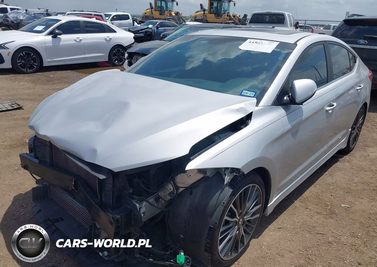 2017 Hyundai Elantra Sport VIN:KMHD04LB7HU358282 - 2