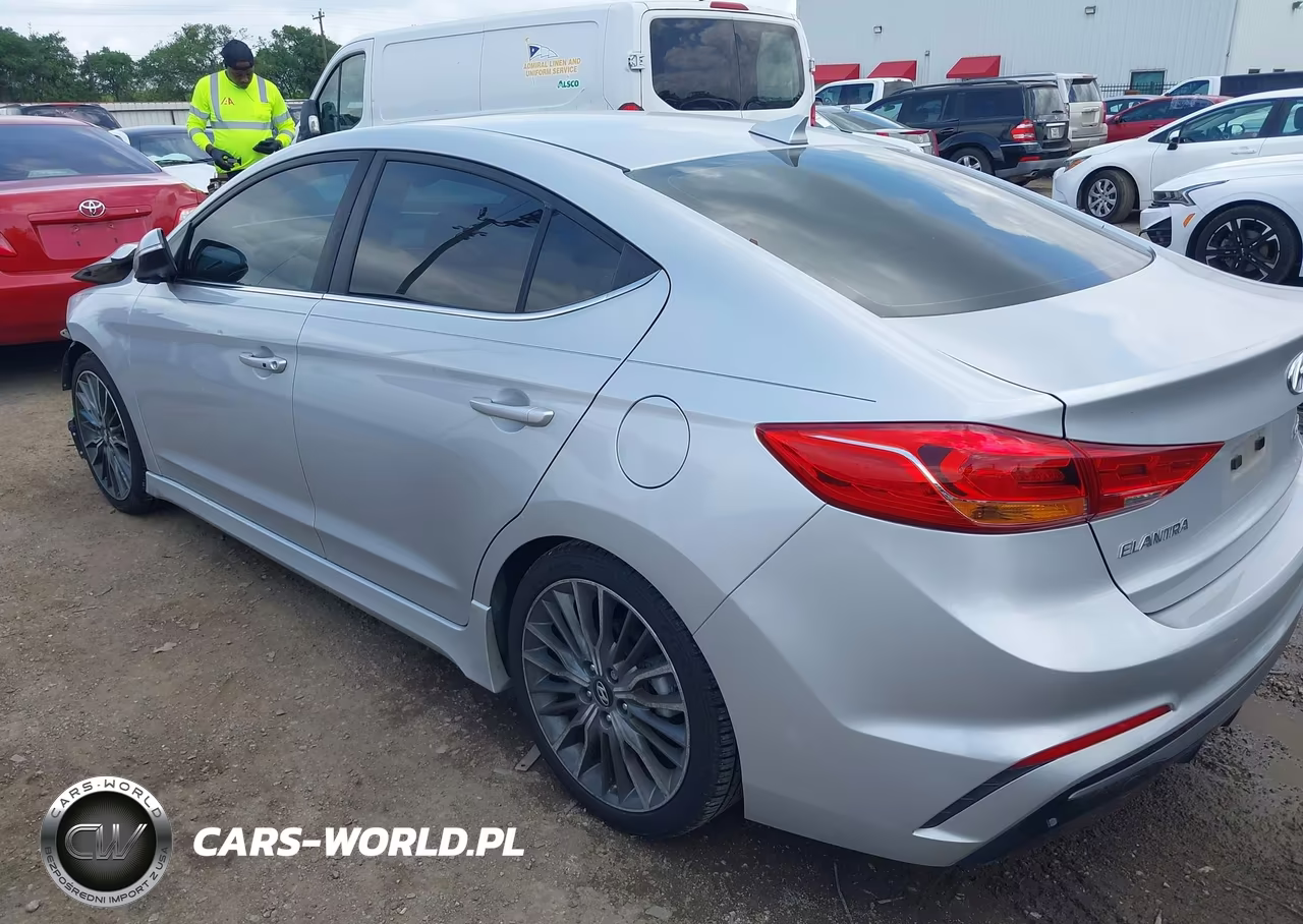 2017 Hyundai Elantra Sport VIN:KMHD04LB7HU358282 - 3