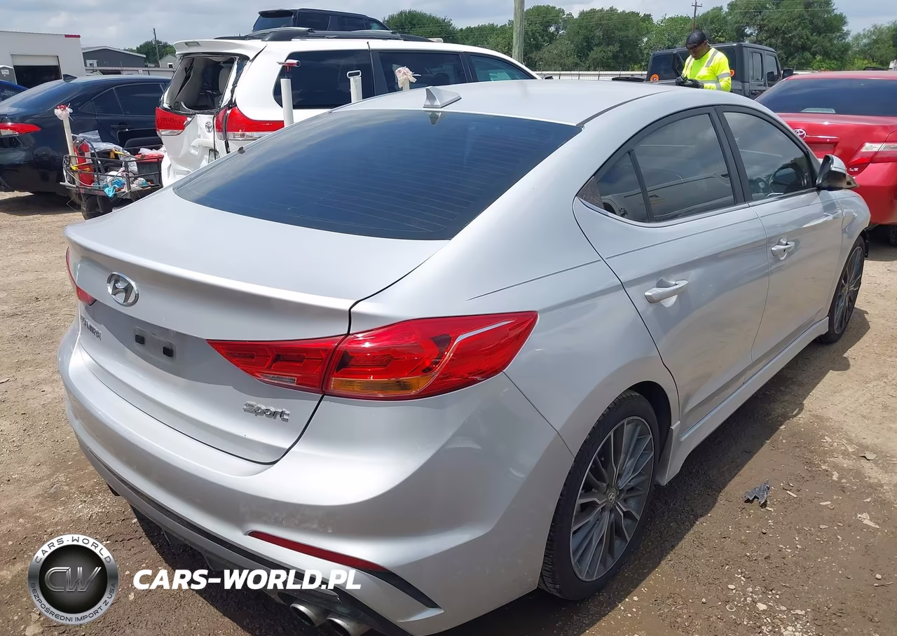 2017 Hyundai Elantra Sport VIN:KMHD04LB7HU358282 - 4