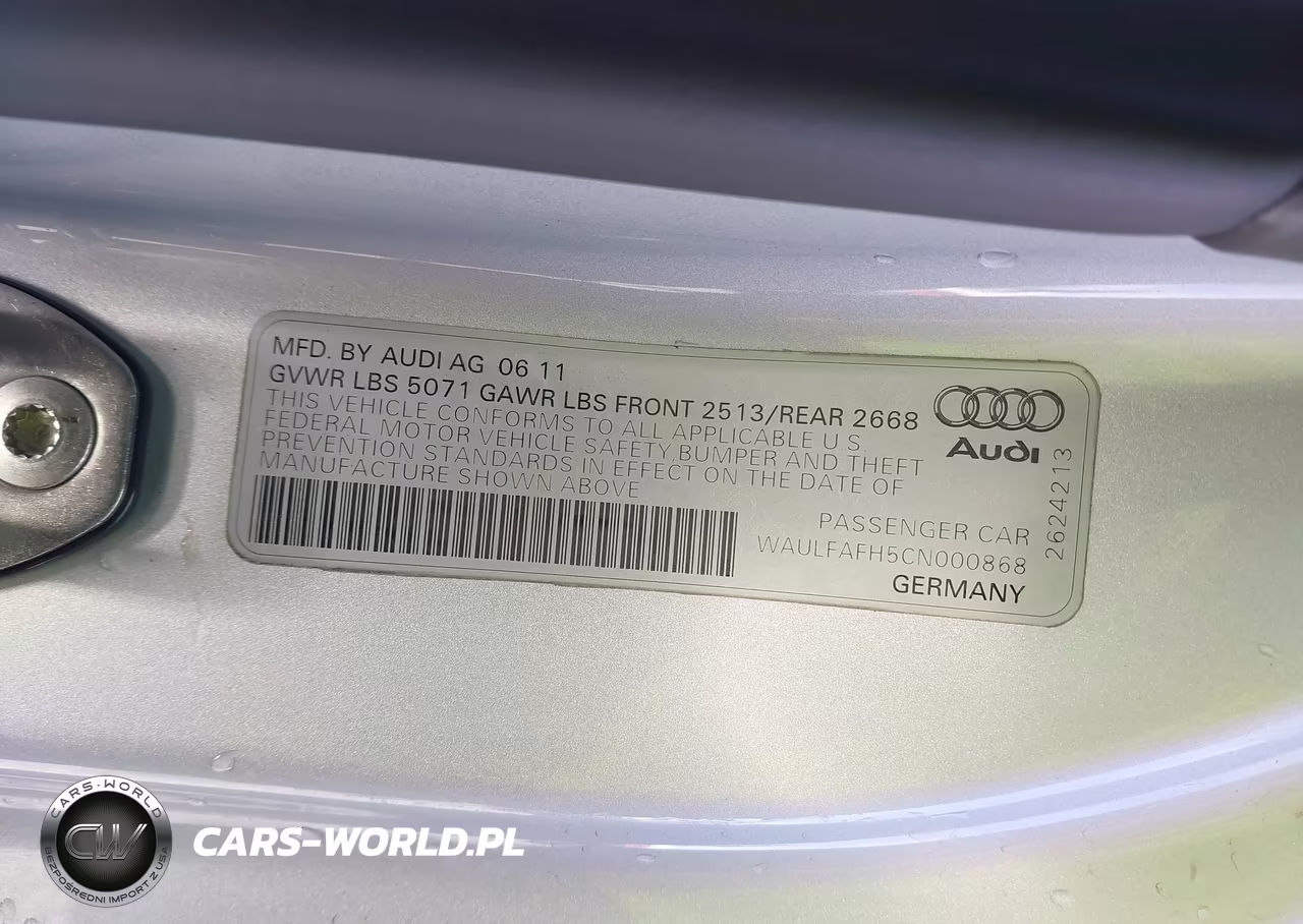 2012 Audi A5 2.0T Premium VIN:WAULFAFH5CN000868 - 9