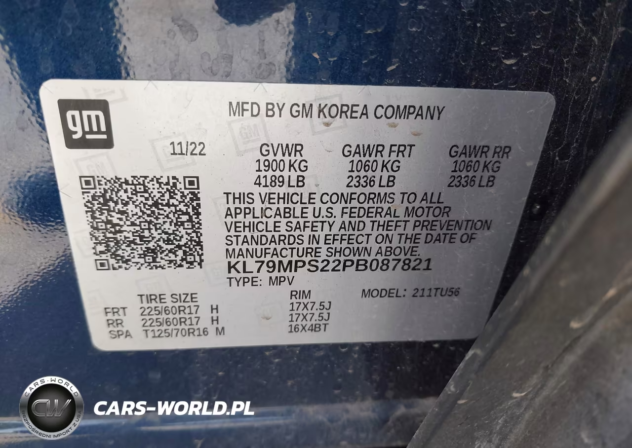 2023 Chevrolet Trailblazer Fwd Lt VIN:KL79MPS22PB087821 - 9