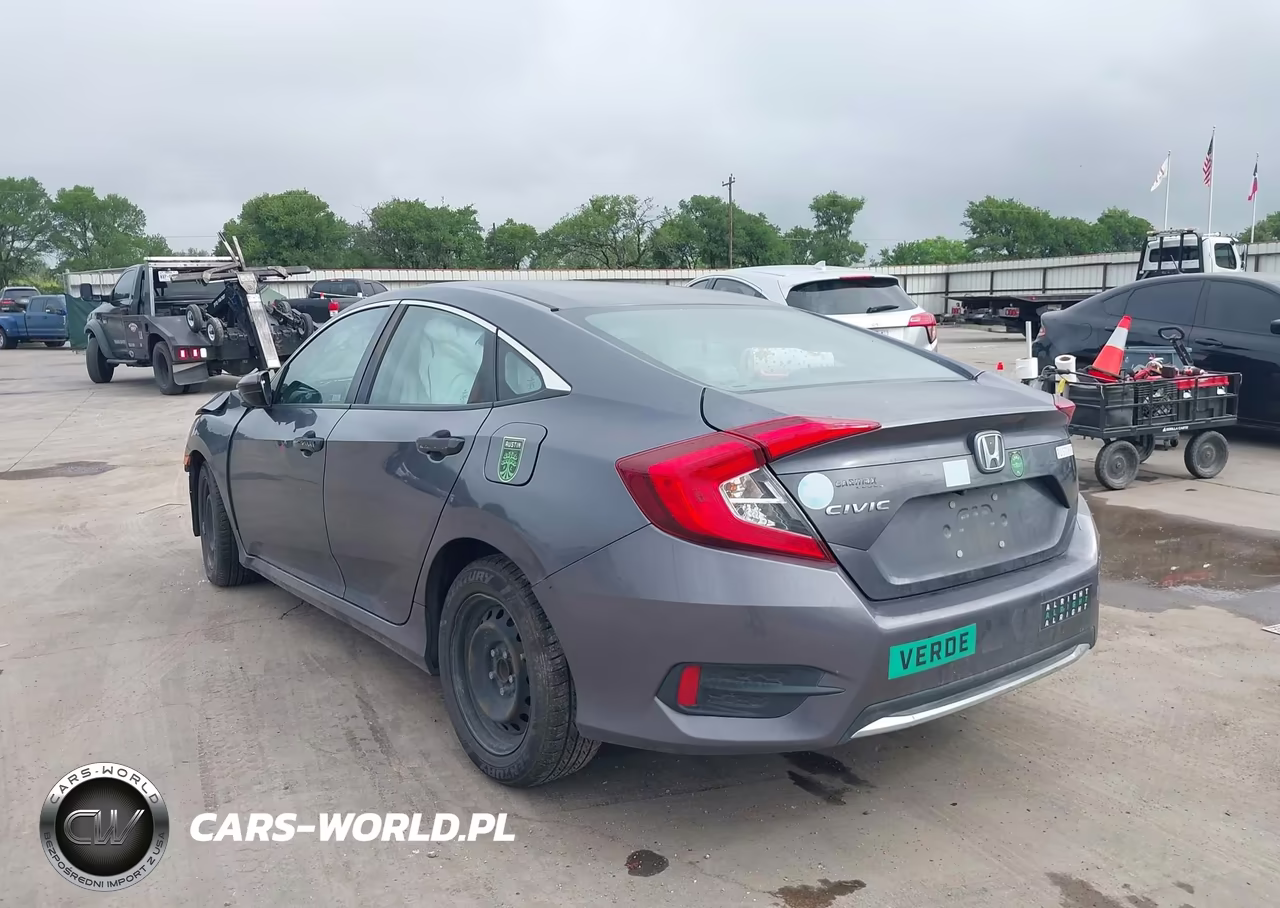 2020 Honda Civic Lx VIN:2HGFC2F60LH554312 - 3