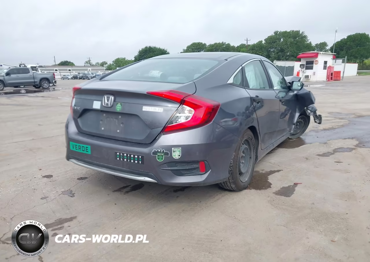 2020 Honda Civic Lx VIN:2HGFC2F60LH554312 - 4