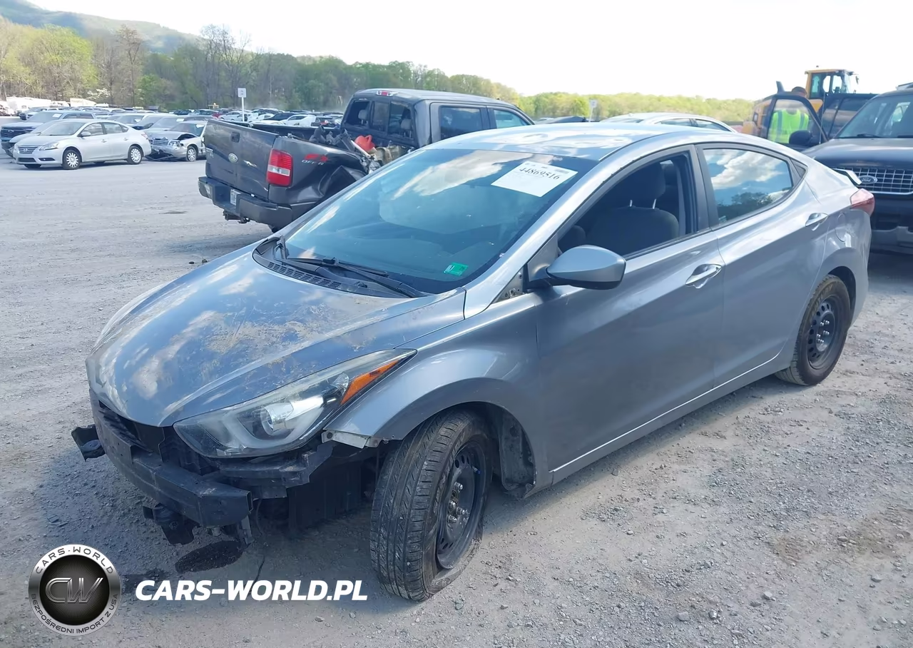 2016 Hyundai Elantra Se VIN:5NPDH4AE6GH759843 - 2