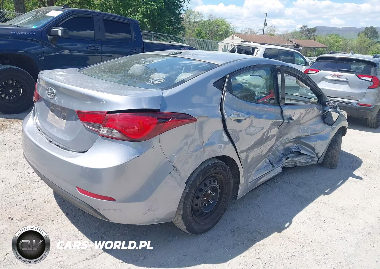 2016 Hyundai Elantra Se VIN:5NPDH4AE6GH759843 - 4