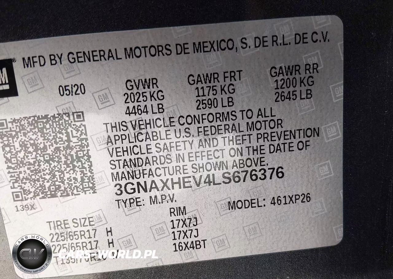 2020 Chevrolet Equinox Fwd Ls VIN:3GNAXHEV4LS676376 - 9