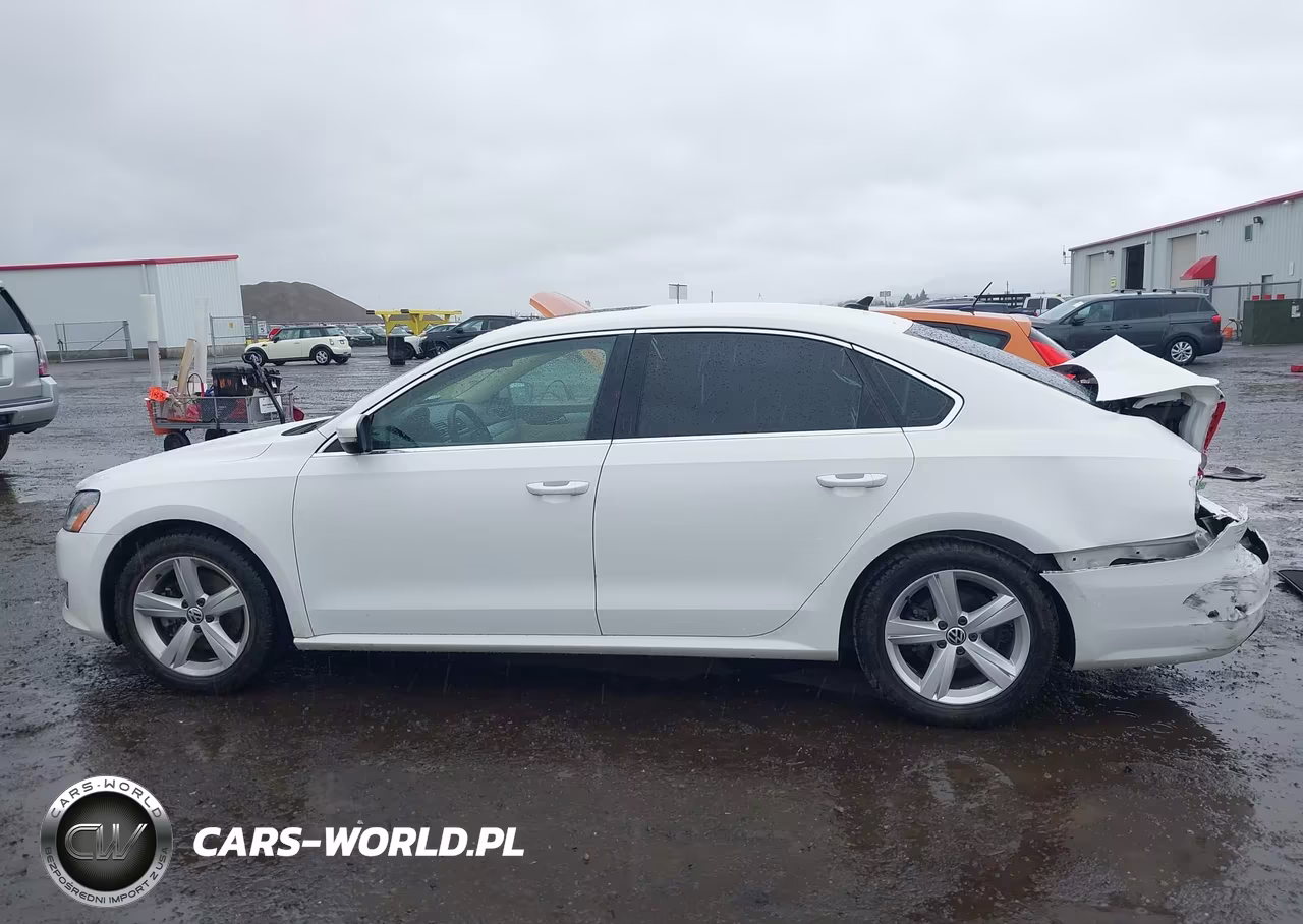 2013 Volkswagen Passat 2.5L Se VIN:1VWBP7A36DC139525 - 14