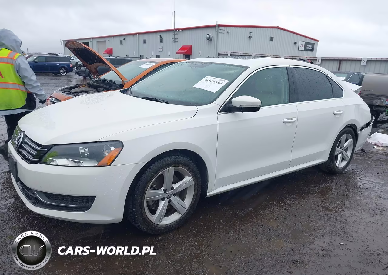 2013 Volkswagen Passat 2.5L Se VIN:1VWBP7A36DC139525 - 2
